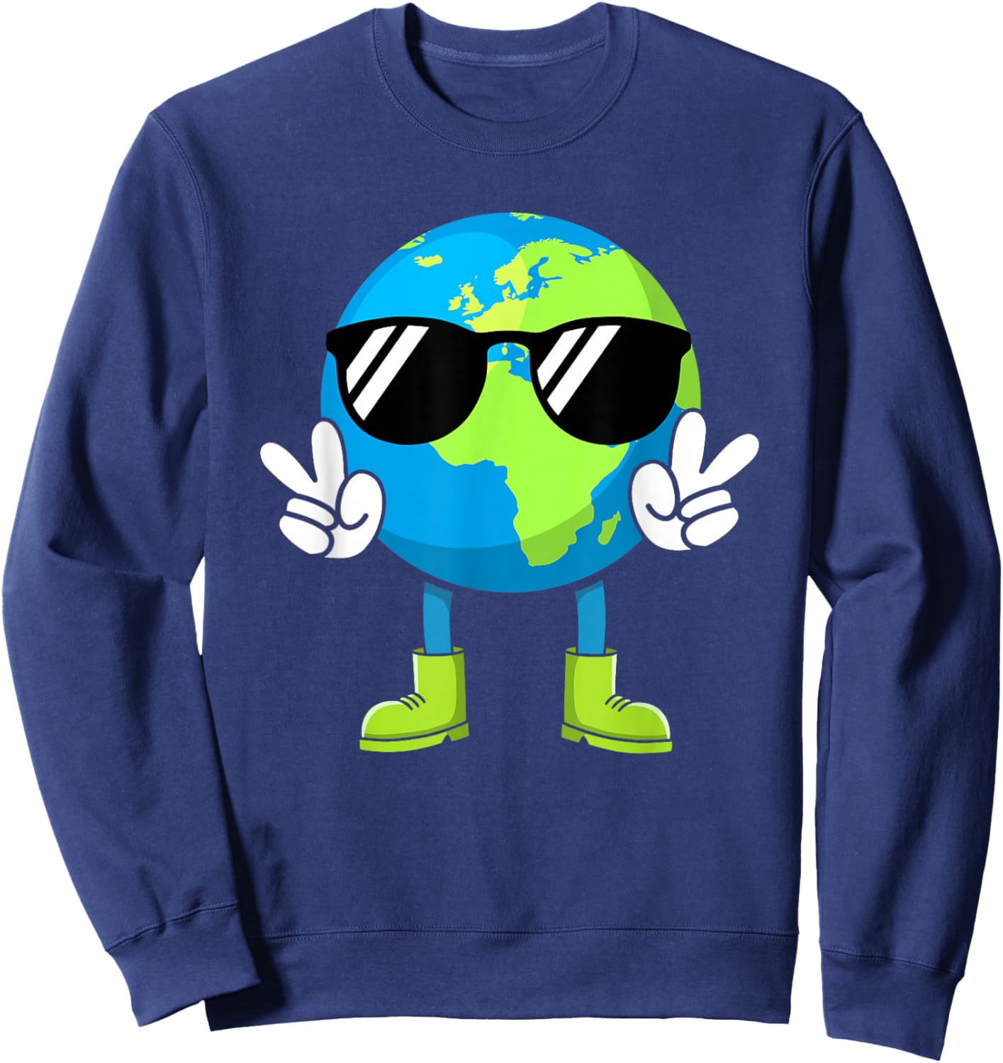Funny Earth Day Everyday Earth Day Women Girls Kids Boys Sweatshirt - Sweatshirt | Navy