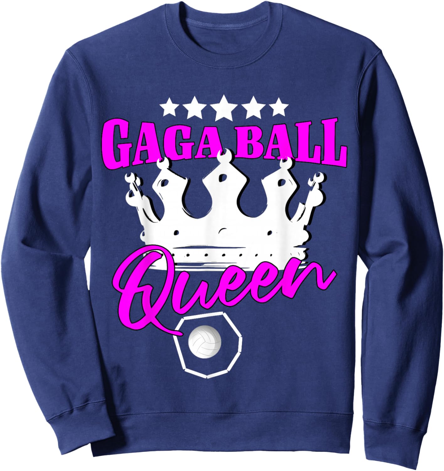 Gaga Ball Queen Gagaball Women Gaga Ball Sweatshirt - Sweatshirt | Navy