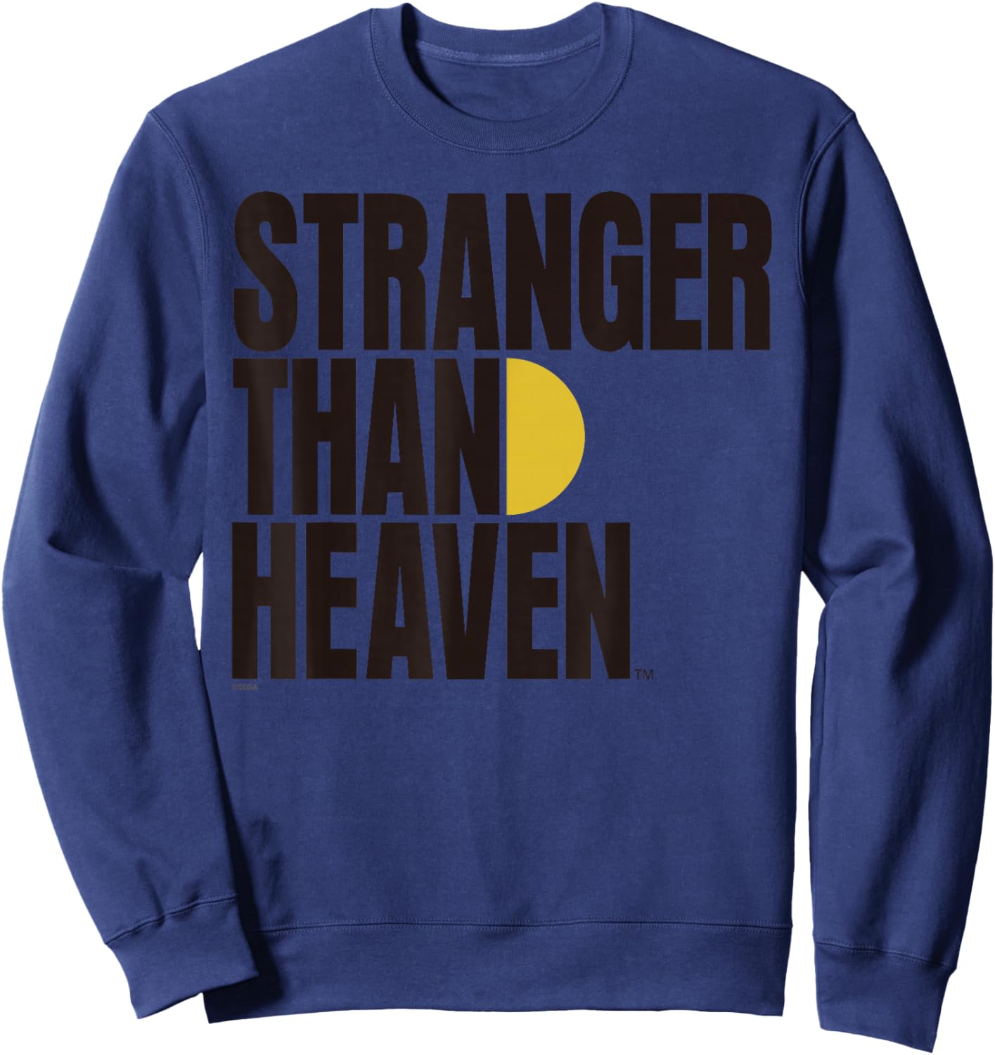 Stranger Than Heaven Logo (Black) Sweatshirt - Sweatshirt | Navy