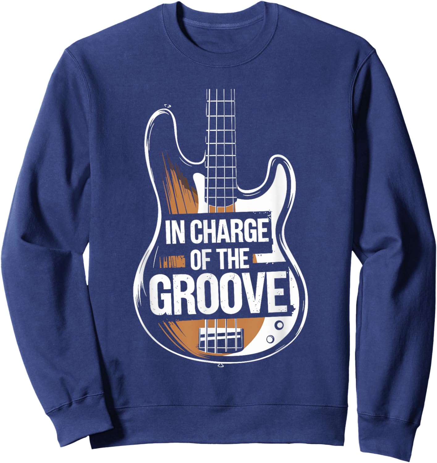 Bass Player Musician for Bass Guitar Bassist Sweatshirt - Sweatshirt | Navy