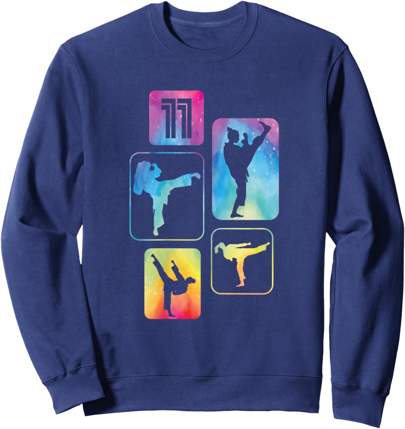 Karate Taekwondo 11 Years for Girl Sweatshirt - Sweatshirt | Navy