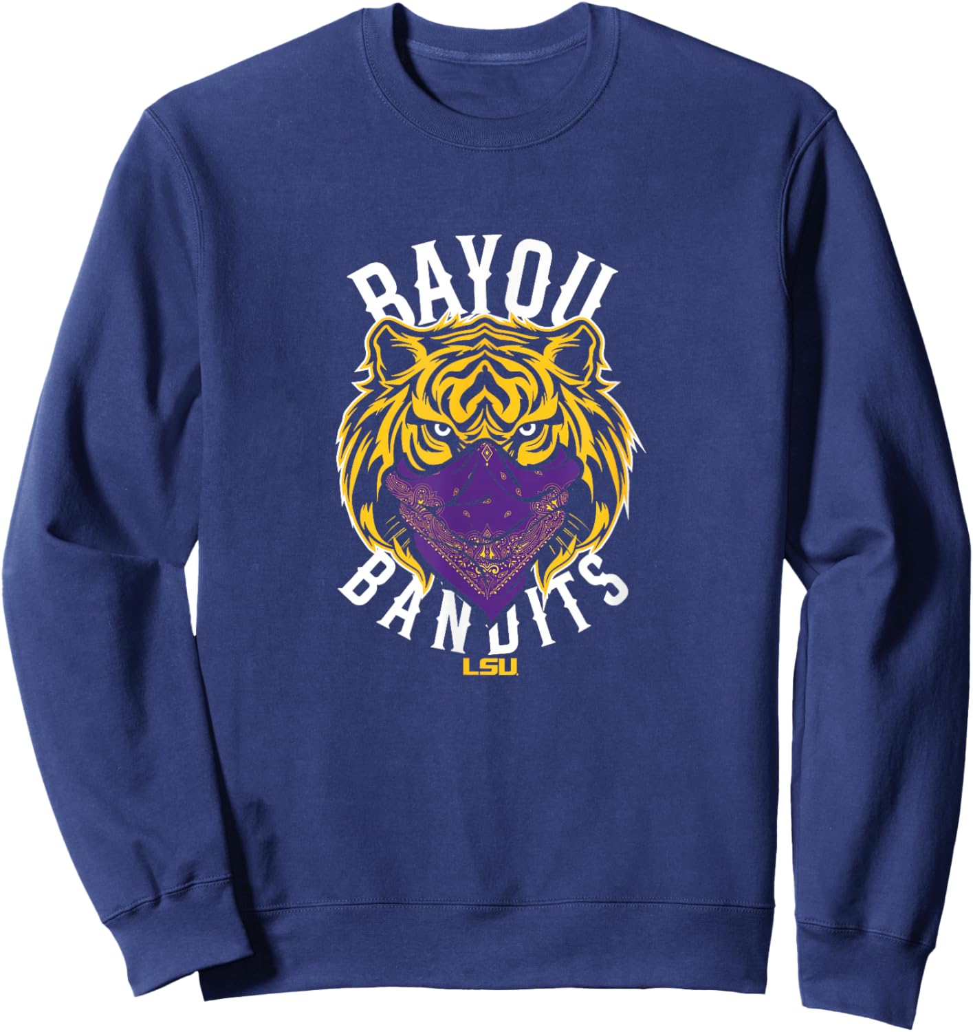 LSU Football - Bayou Bandits - LSU Tigers Sweatshirt - Sweatshirt | Navy
