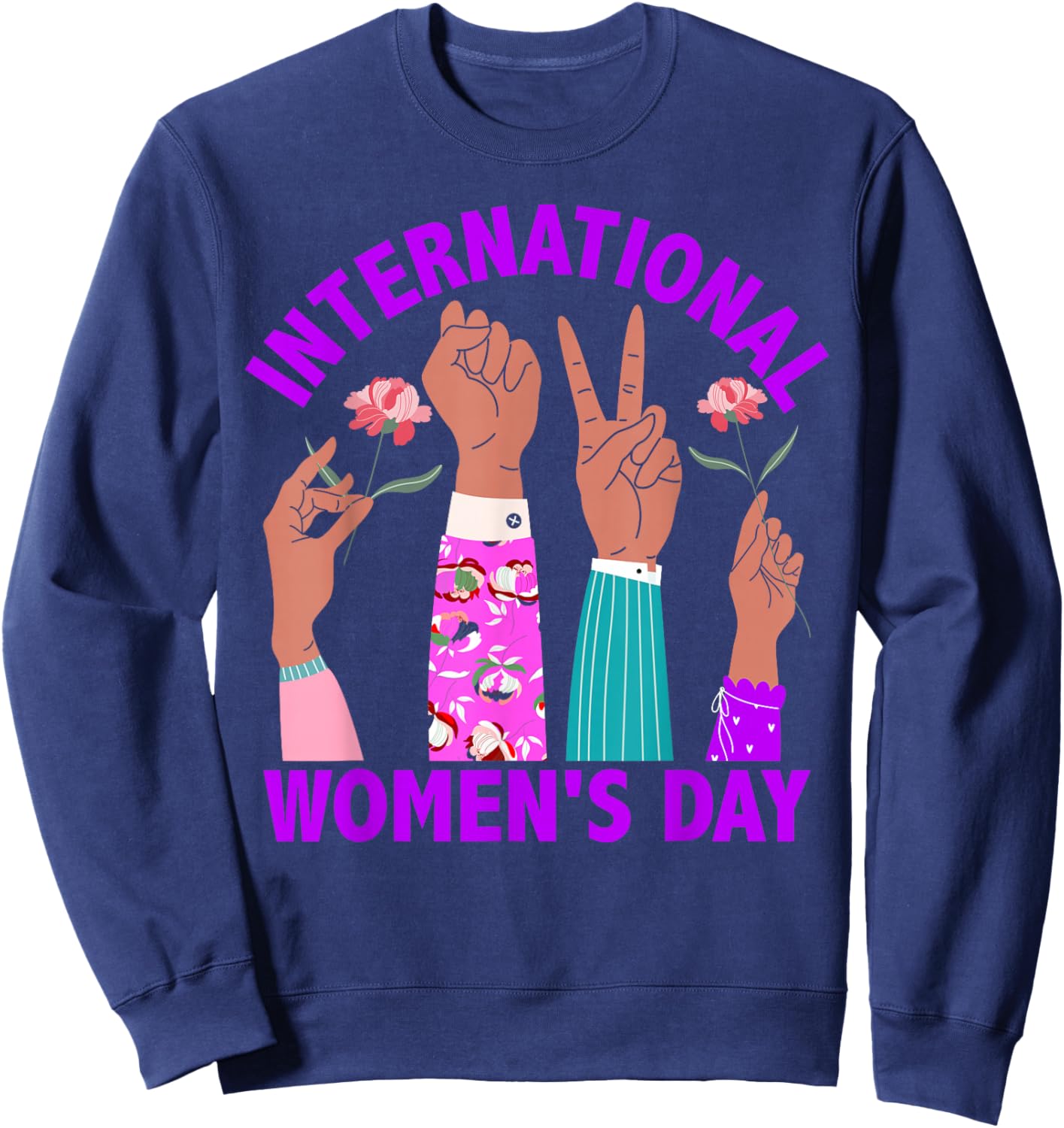 Journée Internationale des Femmes Sweatshirt - Sweatshirt | Navy