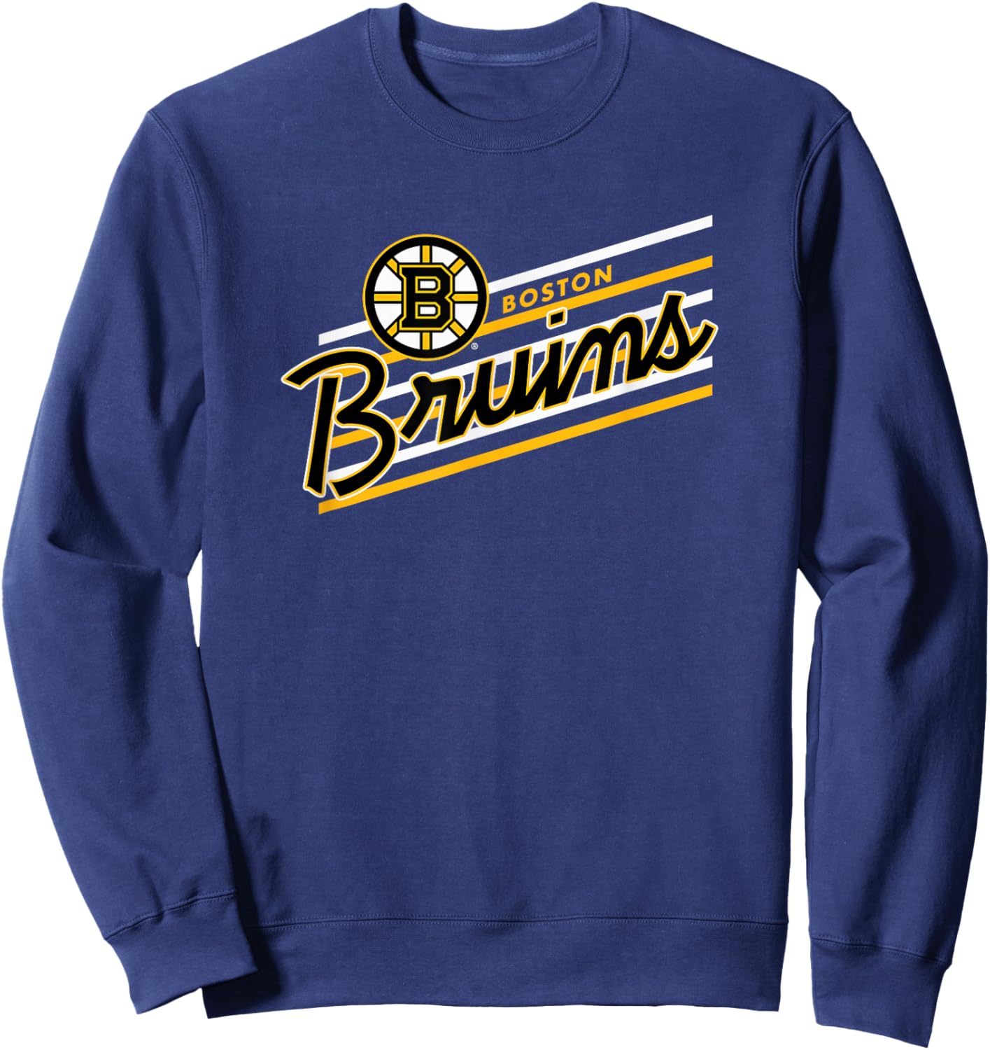 Boston Bruins Retro Performer Dark Heather Sweatshirt - Sweatshirt | Navy