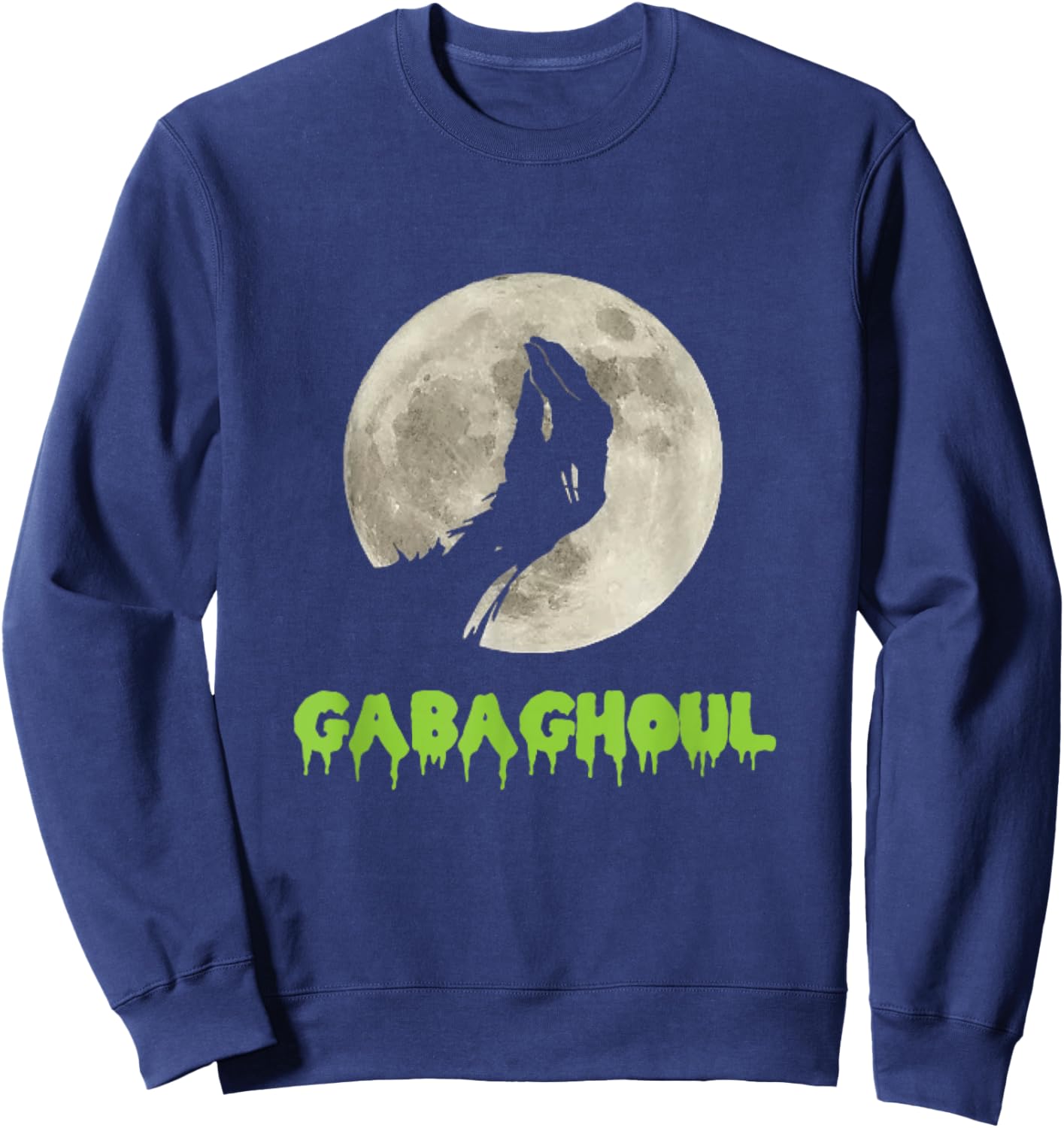 Gabaghoul Halloween Spooky Sweatshirt - Sweatshirt | Navy
