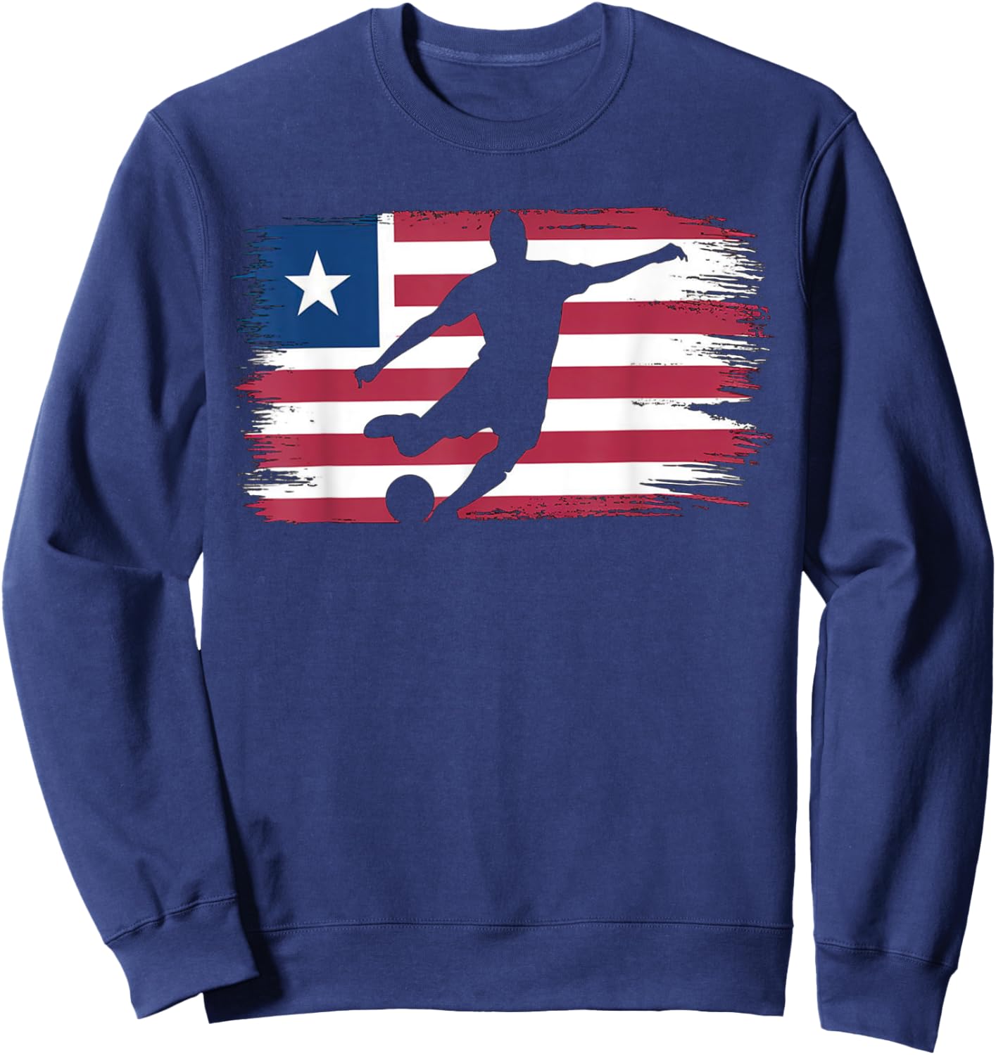 Liberia Soccer Sweatshirt - Sweatshirt | Navy