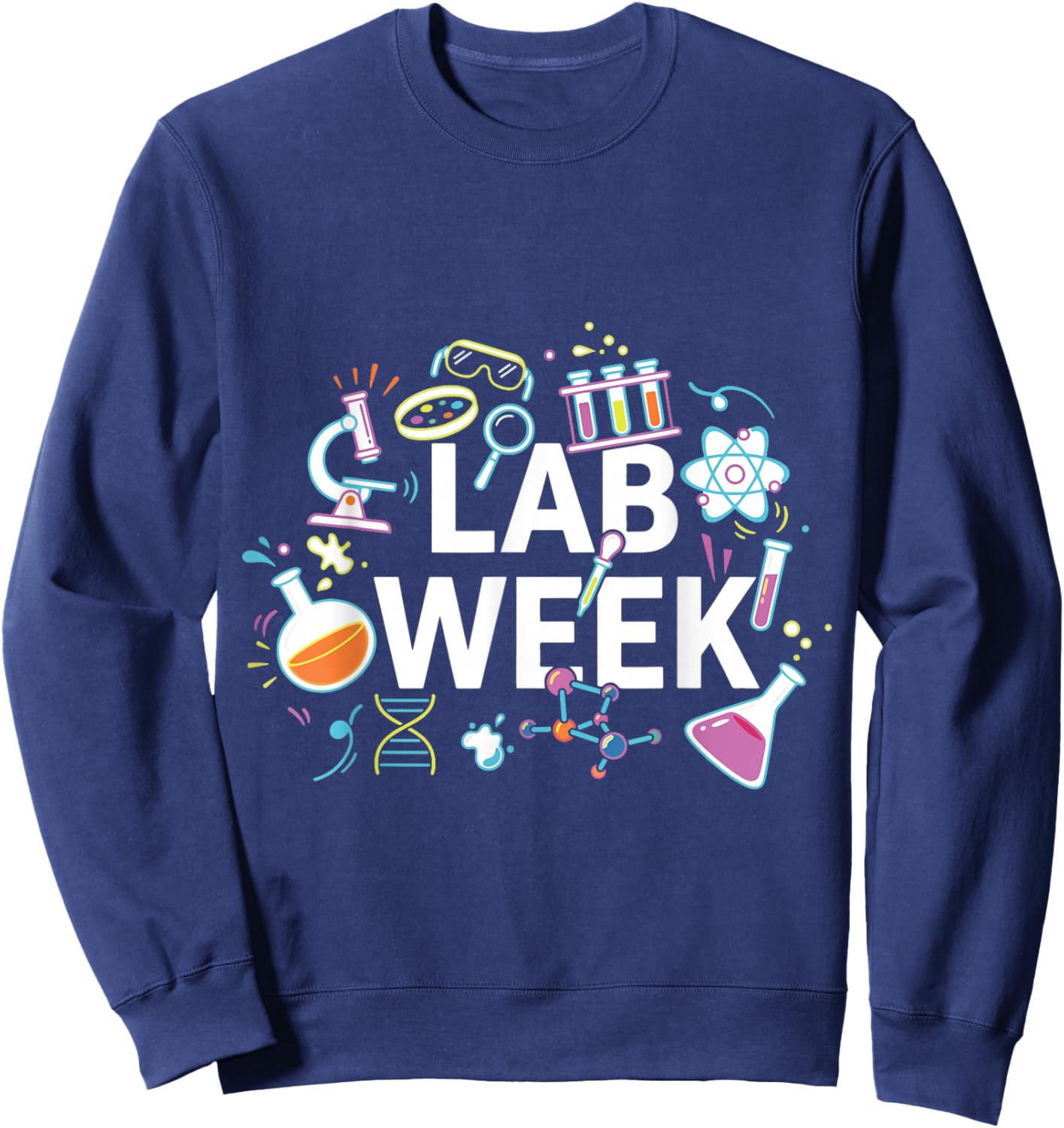 Lab Week 2026 Medical Laboratory Scientist Men Women Sweatshirt - Sweatshirt | Navy