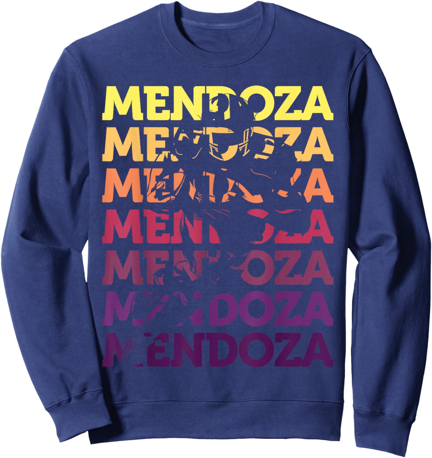 Football Mendoza Amazing Fan Quarterback Sweatshirt - Sweatshirt | Navy