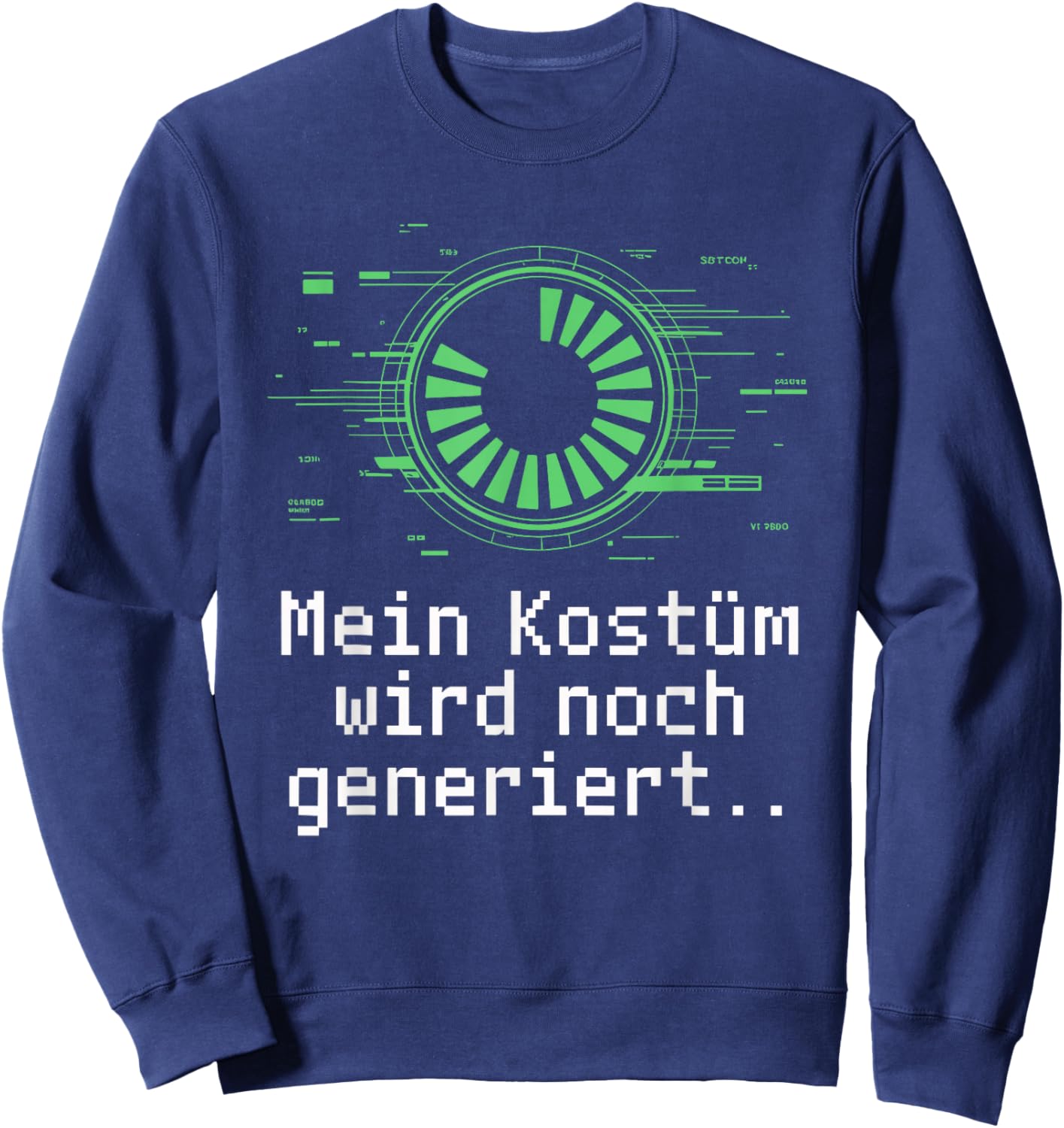 Costume Will Still Generate Carnival Fancy Dress Costume Replacement Sweatshirt - Sweatshirt | Navy
