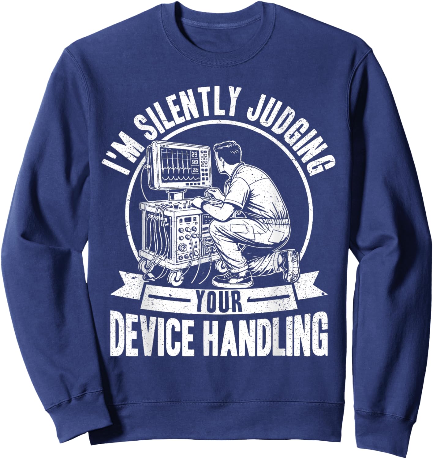 Biomed tech Sweatshirt - Sweatshirt | Navy