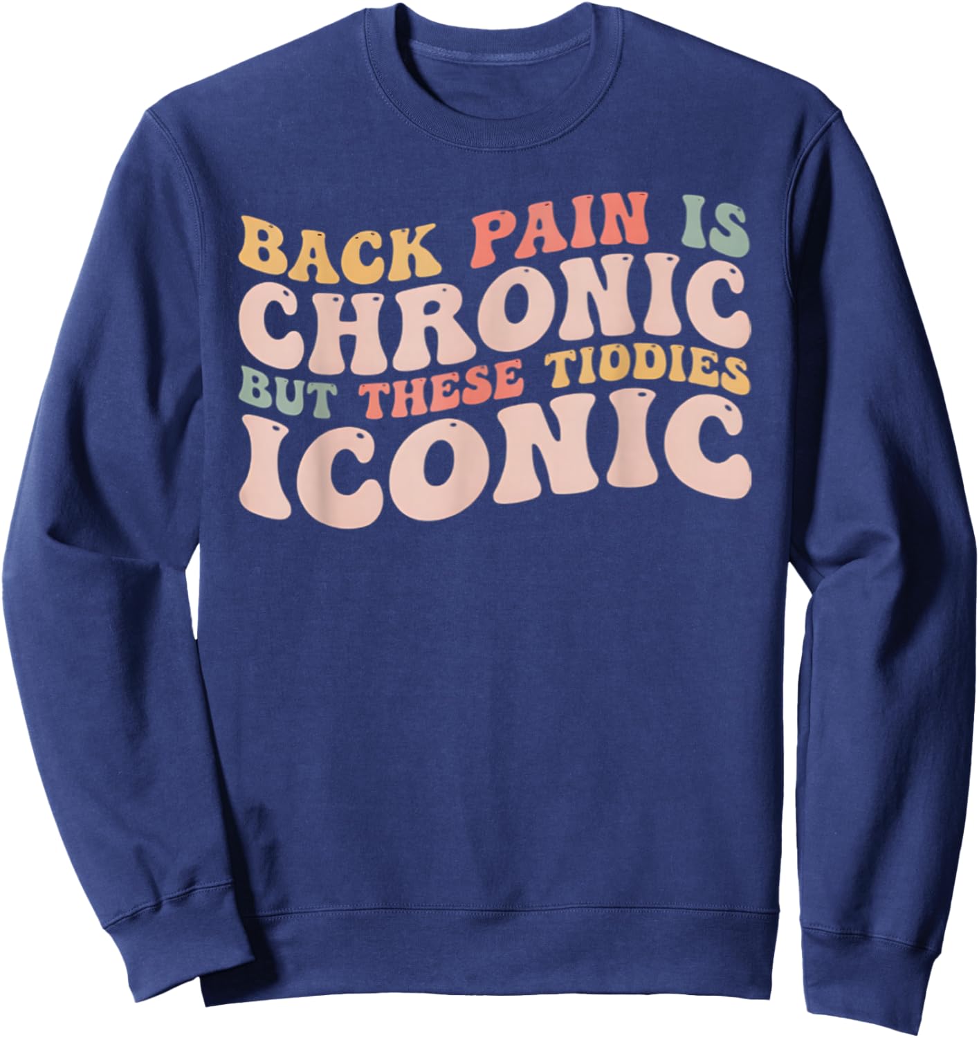 Funny Inappropriate Embarrassing Gag Meme Adult Humor Women Sweatshirt - Sweatshirt | Navy