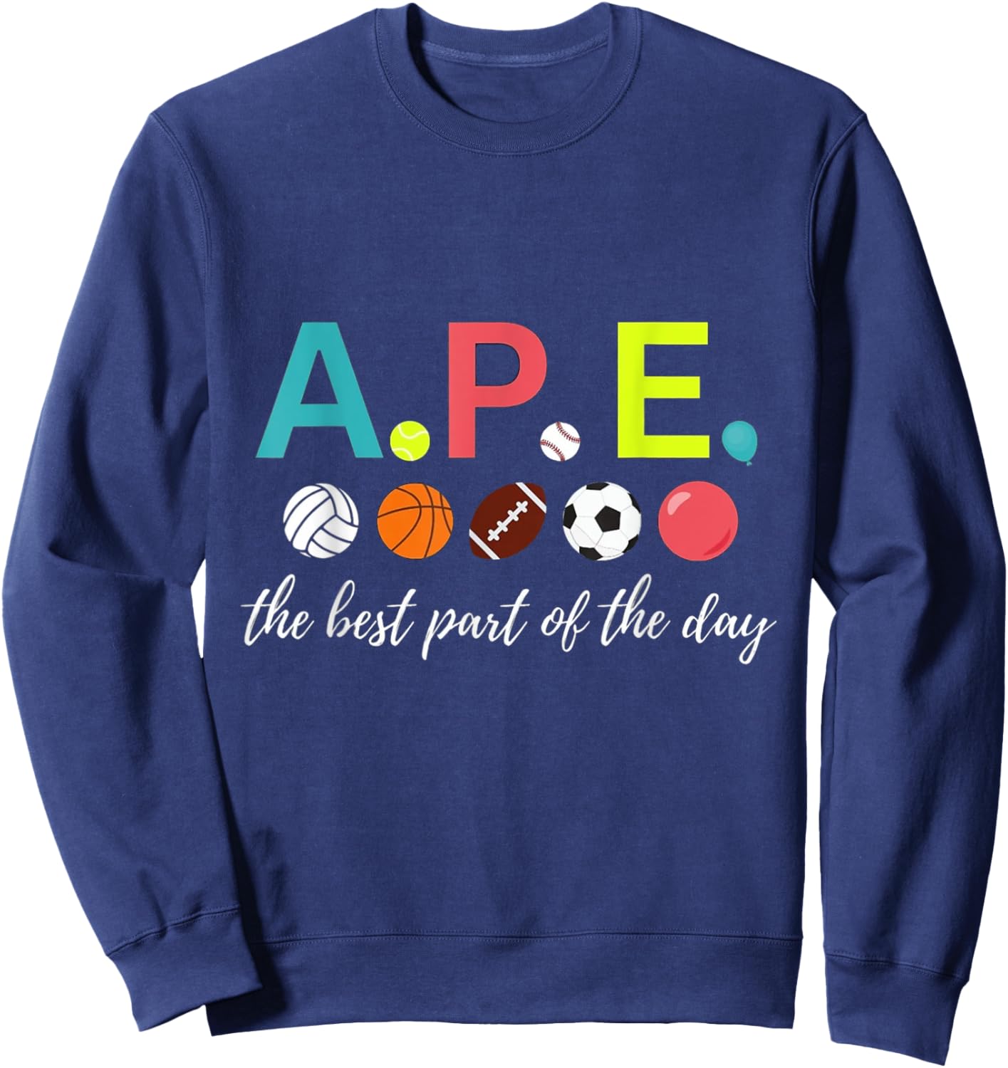 Adapted Physical Education Teacher Empowering Every Ability Sweatshirt - Sweatshirt | Navy