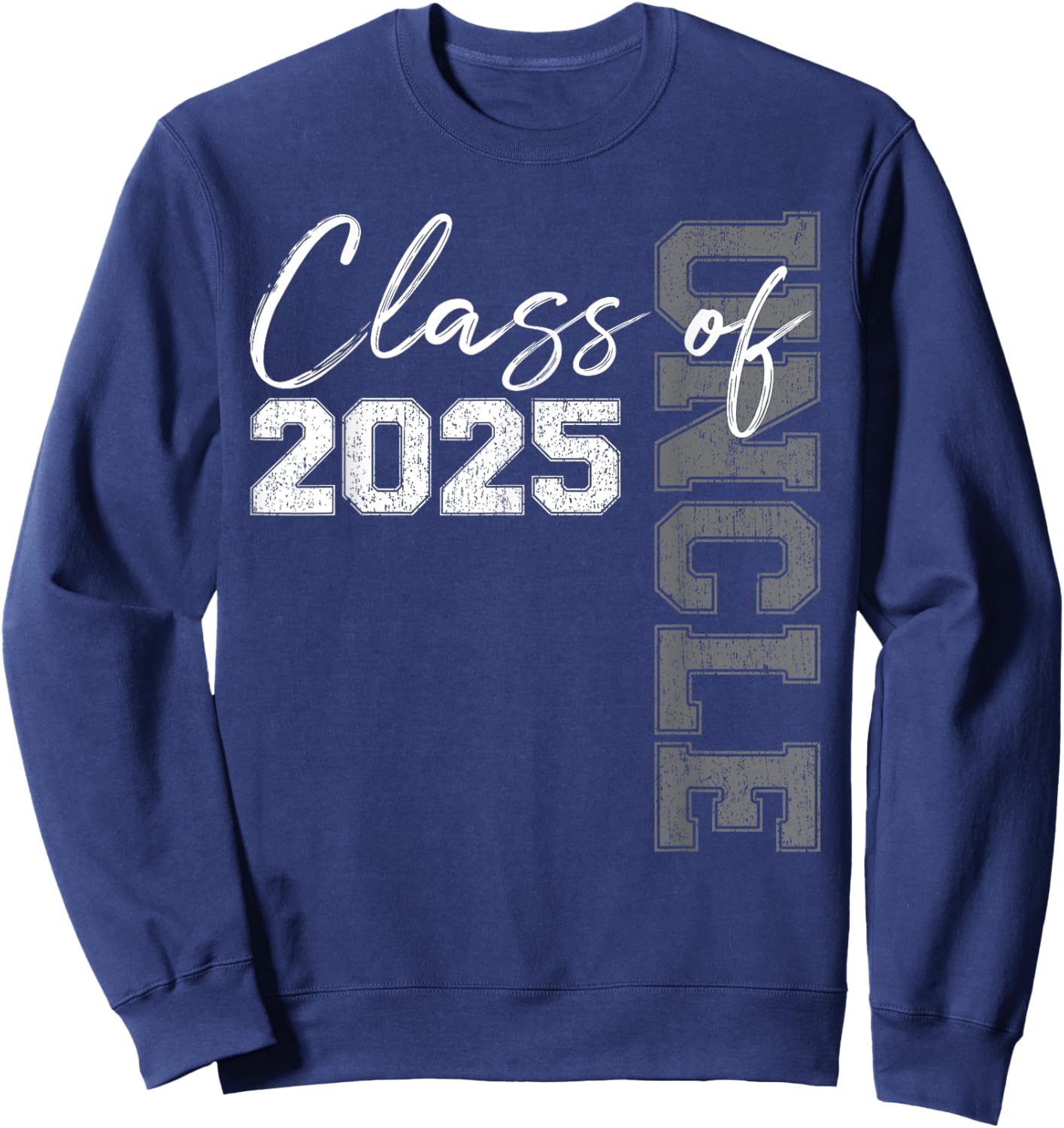 Uncle Senior 2025 Proud of a Class of 2025 Graduate Sweatshirt - Sweatshirt | Navy