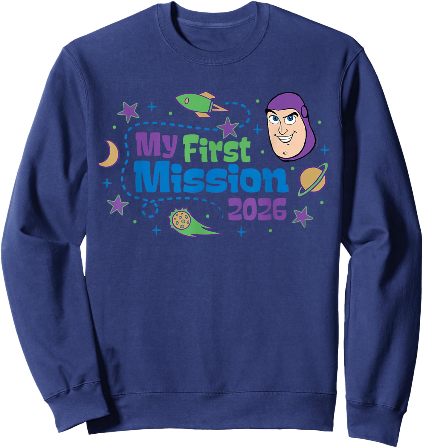Disney and Pixar's Toy Story Buzz My First Mission 2026 Sweatshirt - Sweatshirt | Navy
