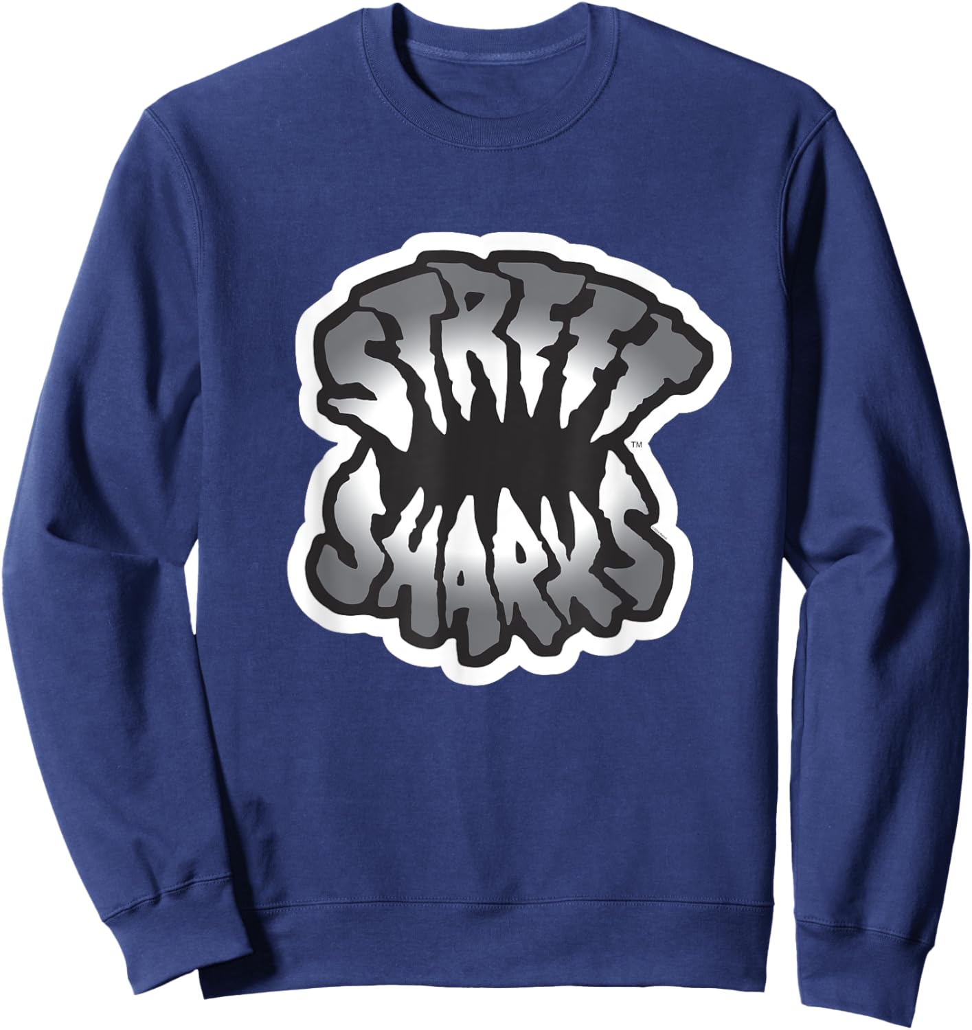 Street Sharks - Grey Logo Sweatshirt - Sweatshirt | Navy