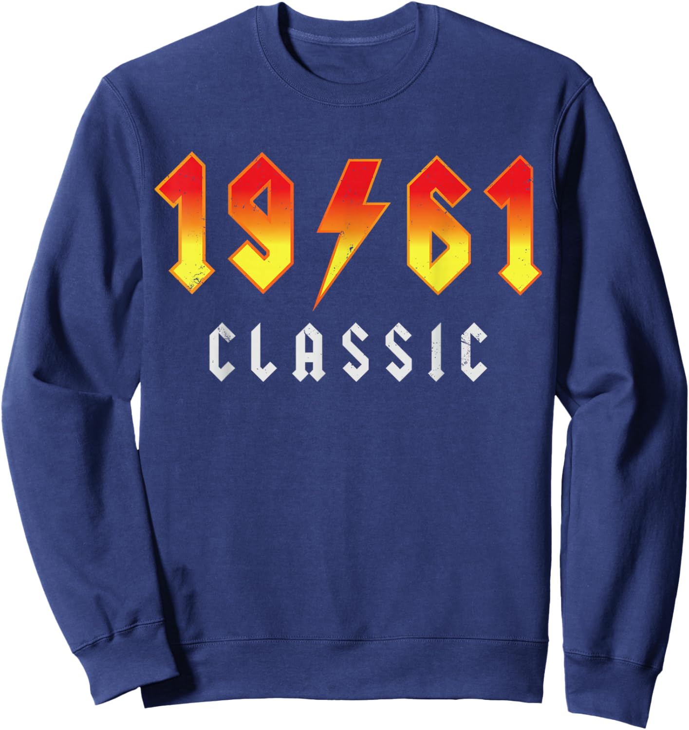 1961 Birthday Man 65th Decoration Funny 65s 65th Birthday Sweatshirt - Sweatshirt | Navy
