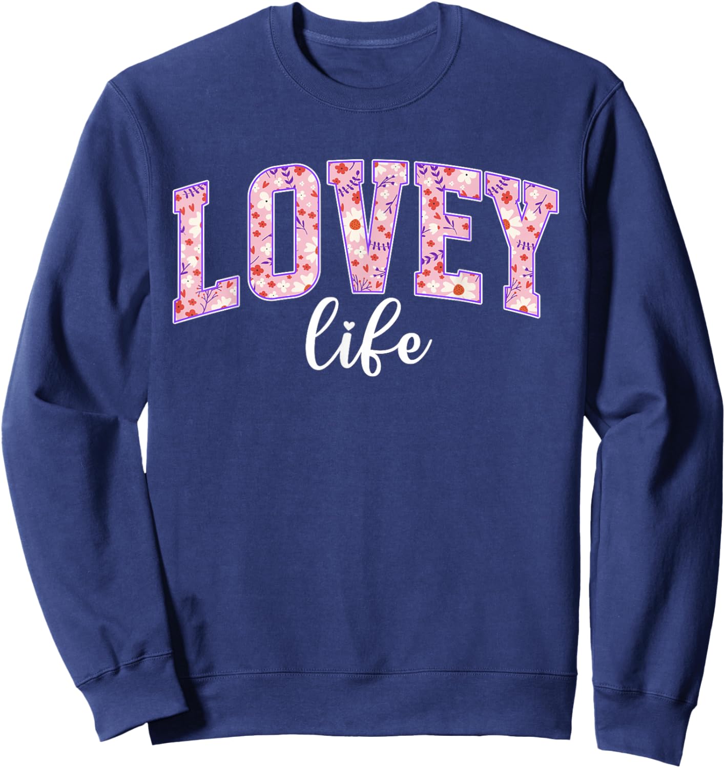 Lovey Life Lovey Grandma Lovey Grandmother Sweatshirt - Sweatshirt | Navy