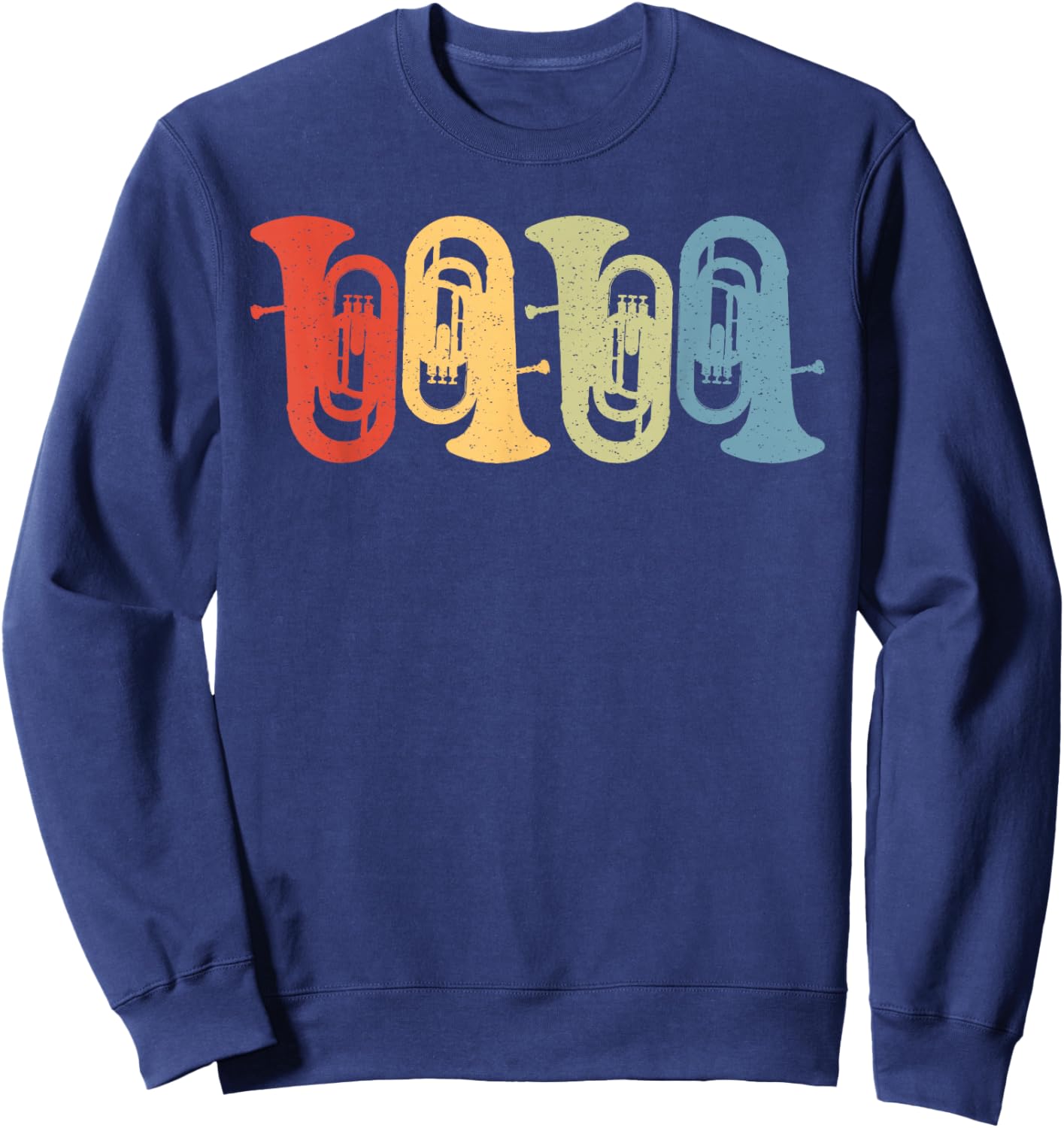 Euphonium Retro Sweatshirt - Sweatshirt | Navy