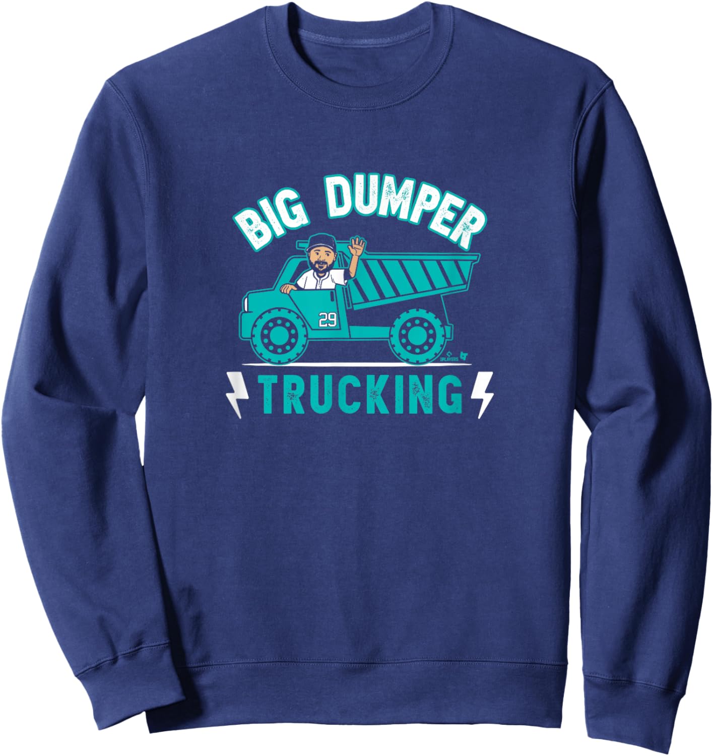 Cal Raleigh - Big Dumper Trucking - Seattle Baseball Sweatshirt - Sweatshirt | Navy