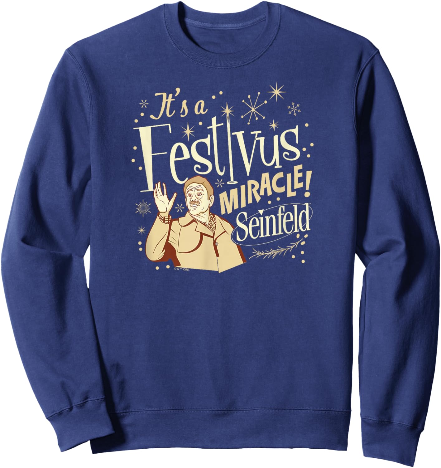 Seinfeld - It's A Festivus Miracle Sweatshirt - Sweatshirt | Navy