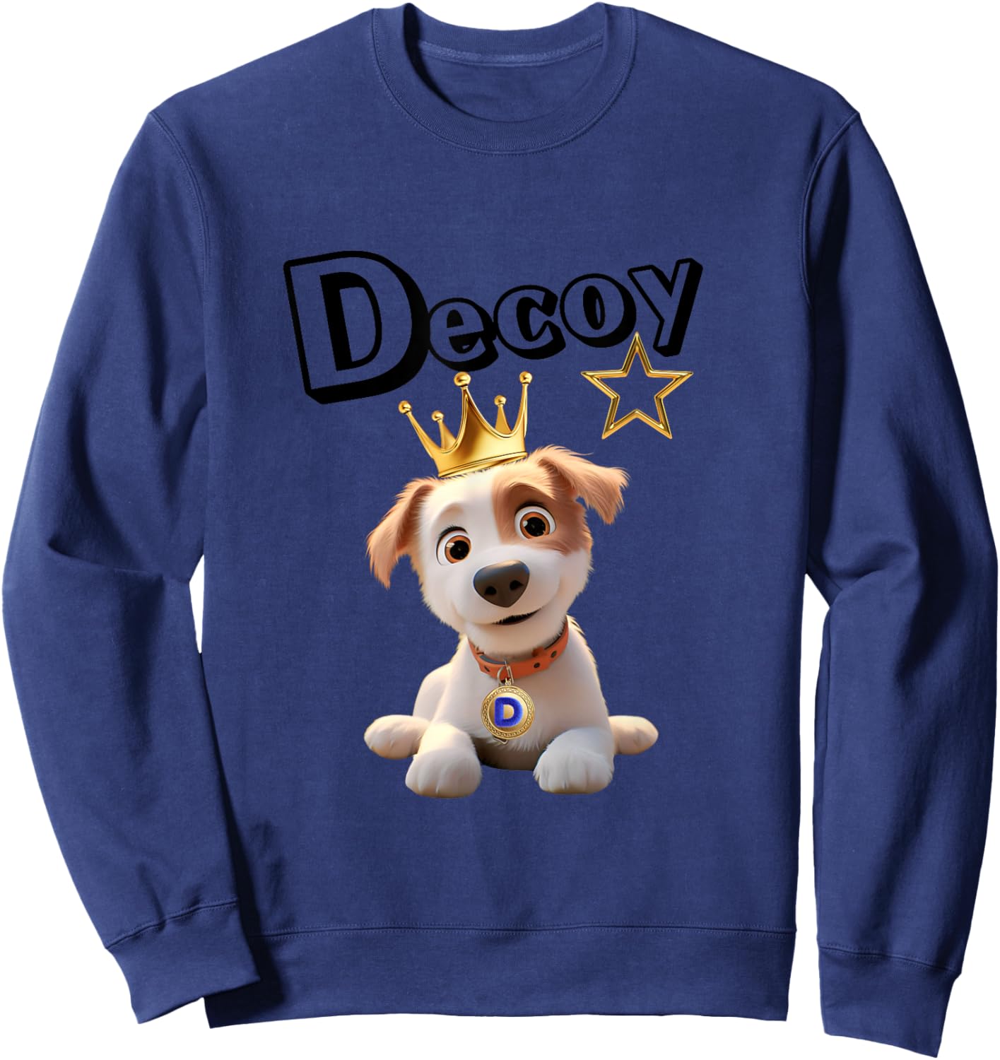 Decopin, Decoy, Dog Shirt, No.17, Otani, Pet Dog, Koi Kerhondier, Baseball Game, DEKOPIN, Decoy Sweatshirt - Sweatshirt | Navy