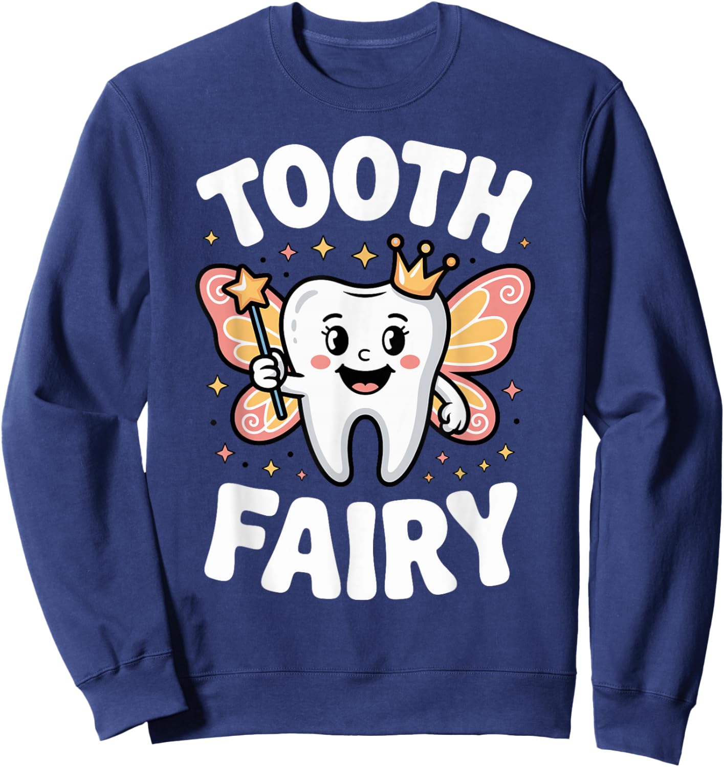 Funny Dentist Easy Costume Halloween Tooth Fairy Sweatshirt - Sweatshirt | Navy