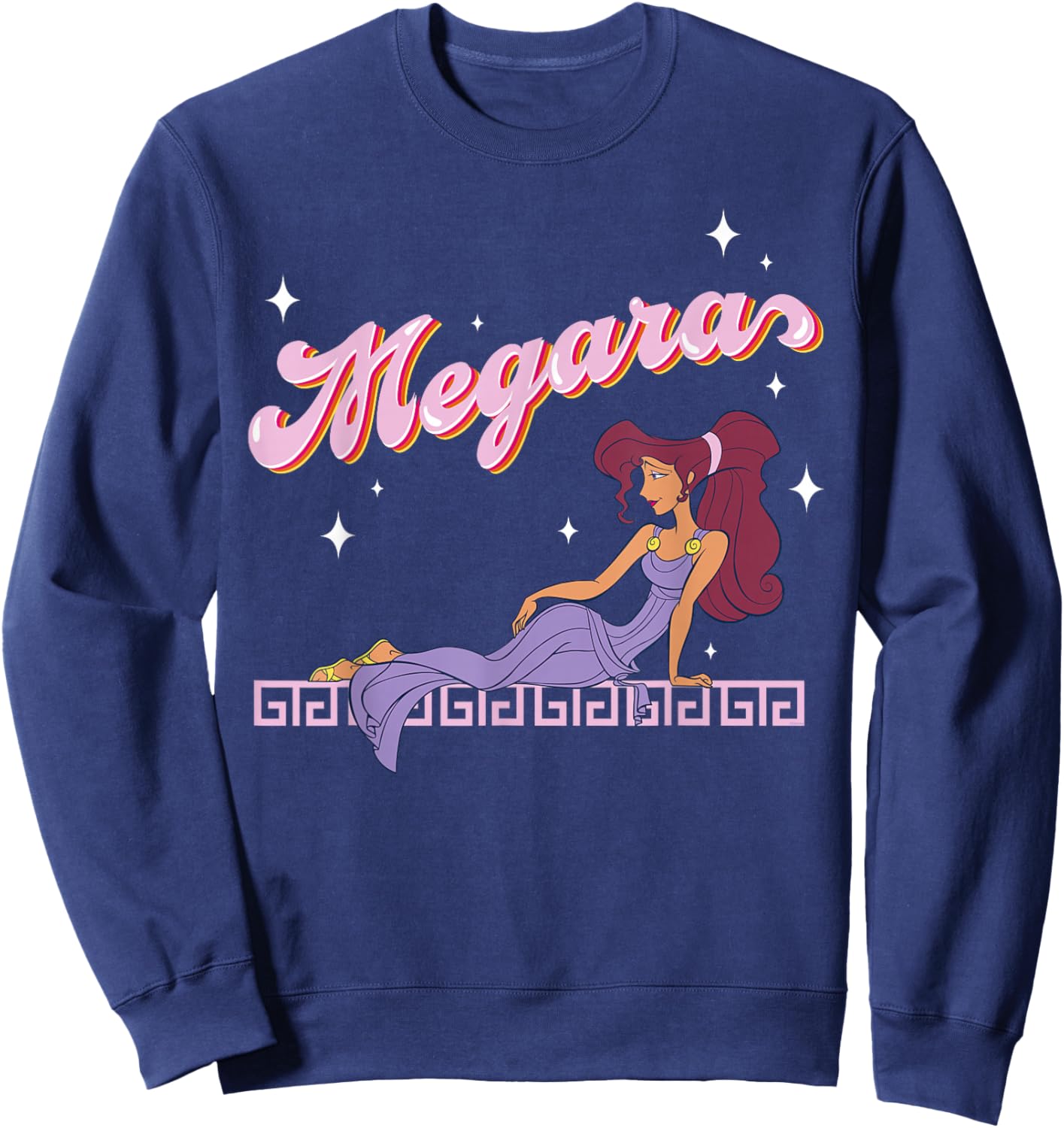 Disney Hercules Megara Meg Starry Night Sweatshirt - Sweatshirt | Navy
