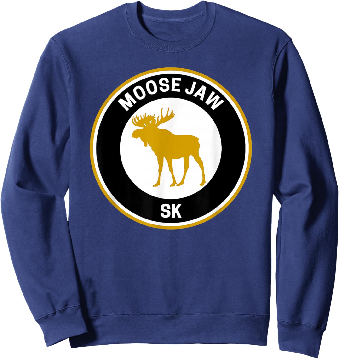 Vintage Moose Jaw Saskatchewan Sweatshirt - Sweatshirt | Navy
