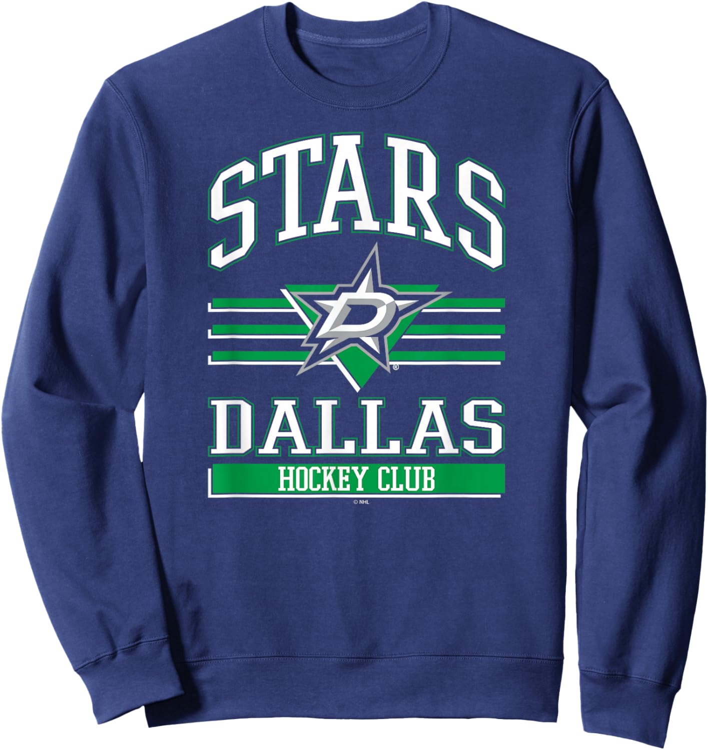 Dallas Stars Hockey Club Black Officially Licensed Sweatshirt - Sweatshirt | Navy