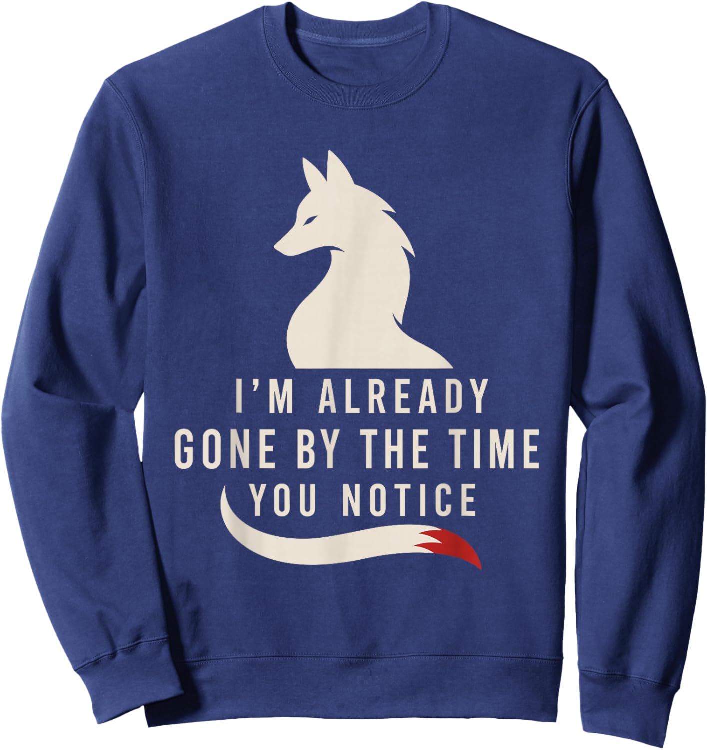 Kitsune Japanese Fox Fox Spirit Japanese Folklore Yokai Sweatshirt - Sweatshirt | Navy