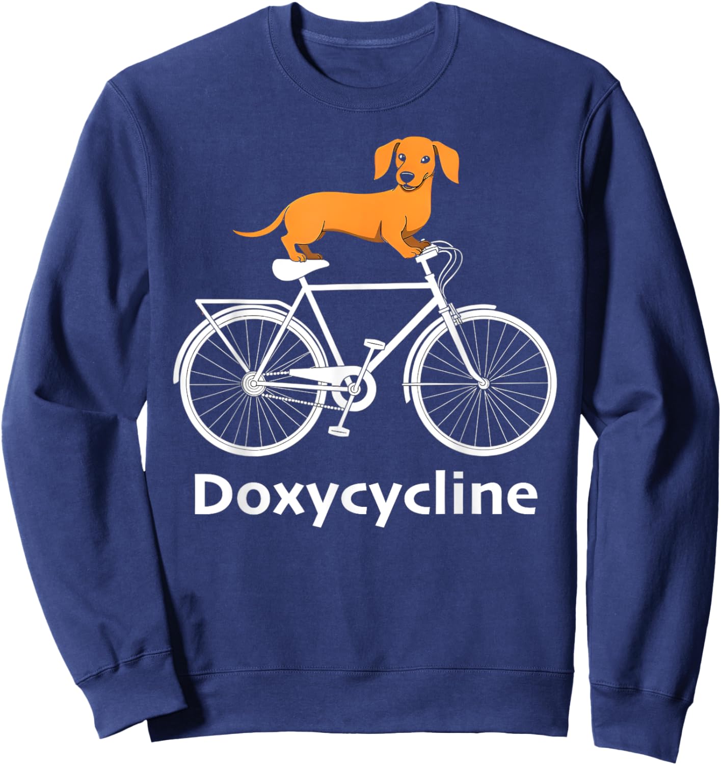 Pharmacy Technician Funny Doxycycline Pharmacist Veterinary Sweatshirt - Sweatshirt | Navy