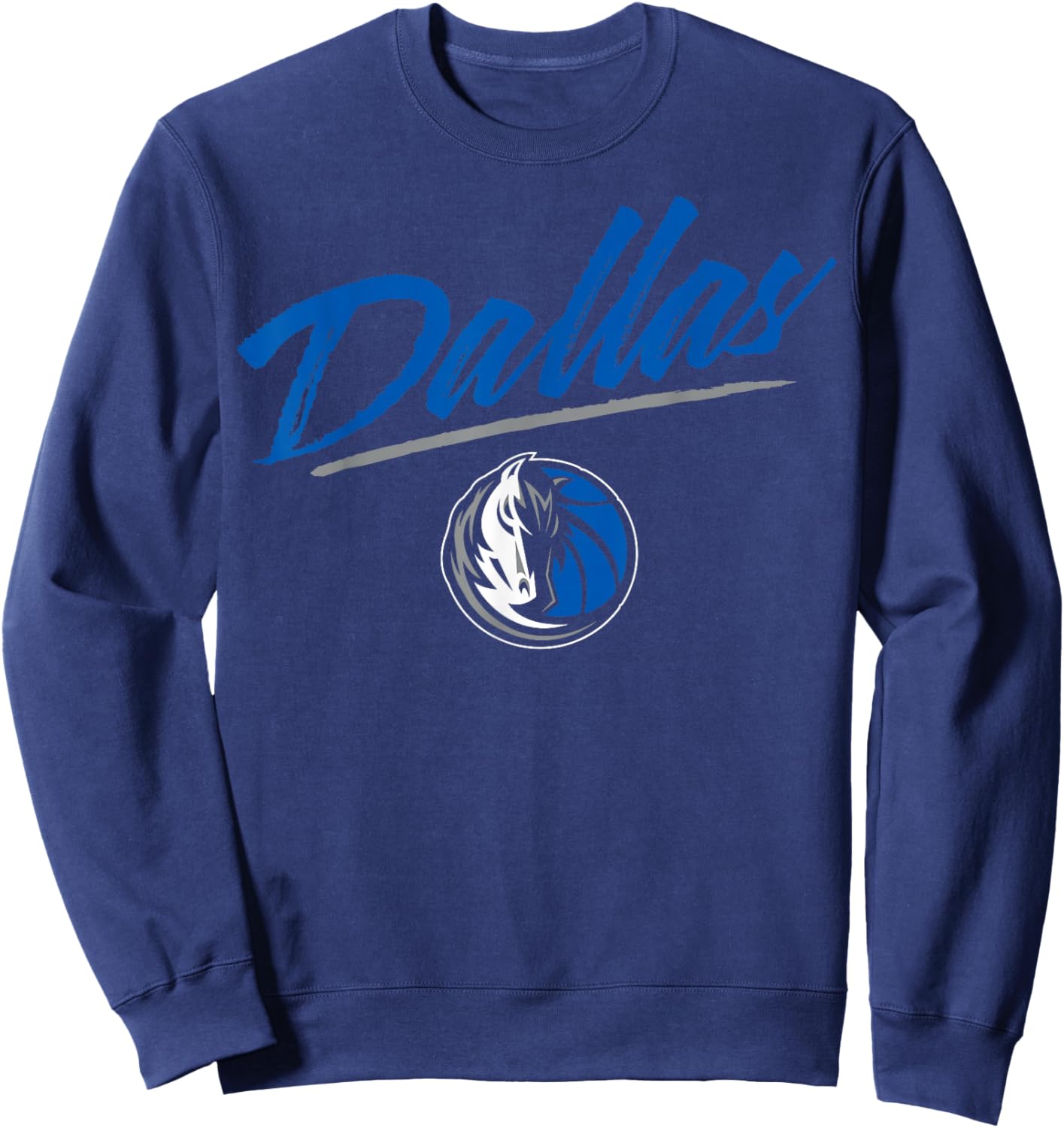 NBA - Dallas Mavericks Marqueur Script Sweatshirt - Sweatshirt | Navy