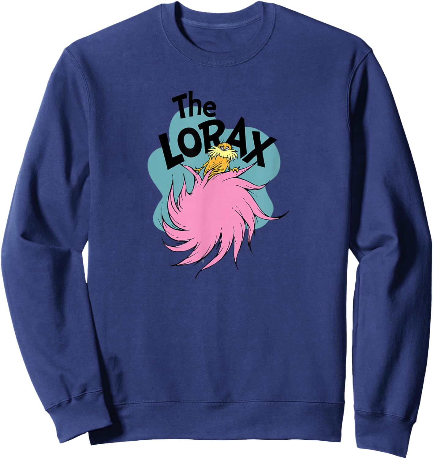 Dr. Seuss The Lorax - Truffula Tree Logo Sweatshirt - Sweatshirt | Navy
