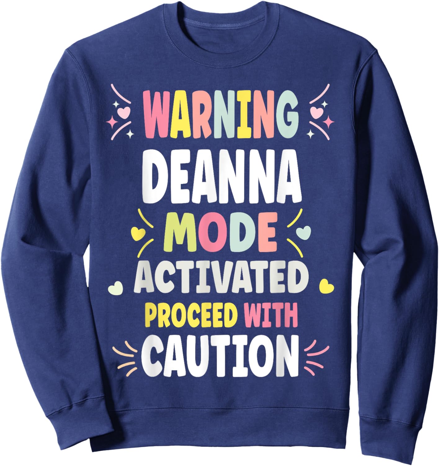 DEANNA Personalized Women's Gift Custom DEANNA Sweatshirt - Sweatshirt | Navy