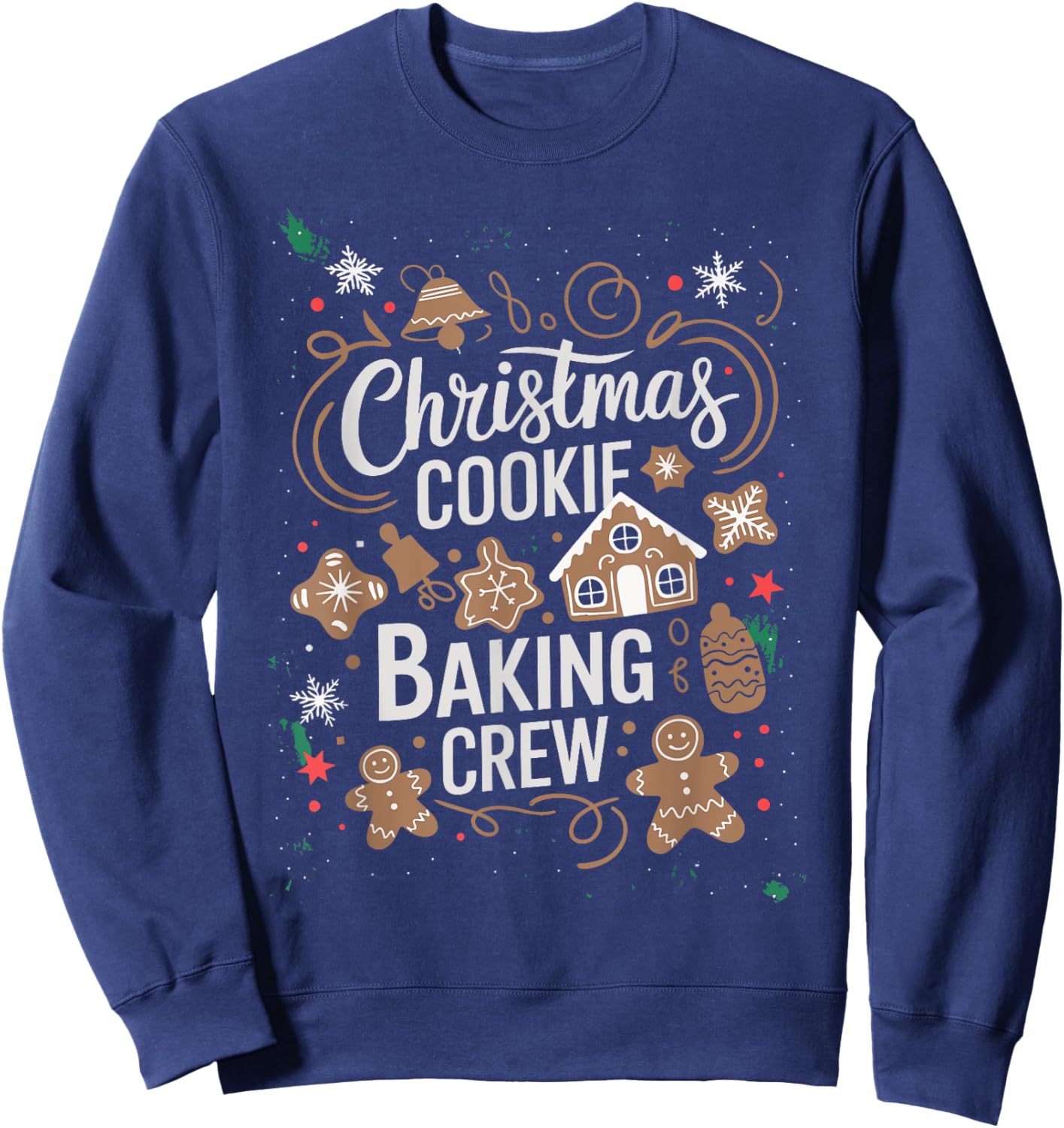 Christmas Cookie Baking Crew Family Christmas X-Mas Sweatshirt - Sweatshirt | Navy