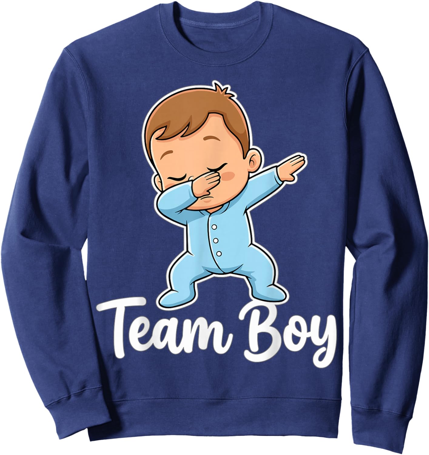 Gender Reveal Party Team Boy Sweatshirt - Sweatshirt | Navy