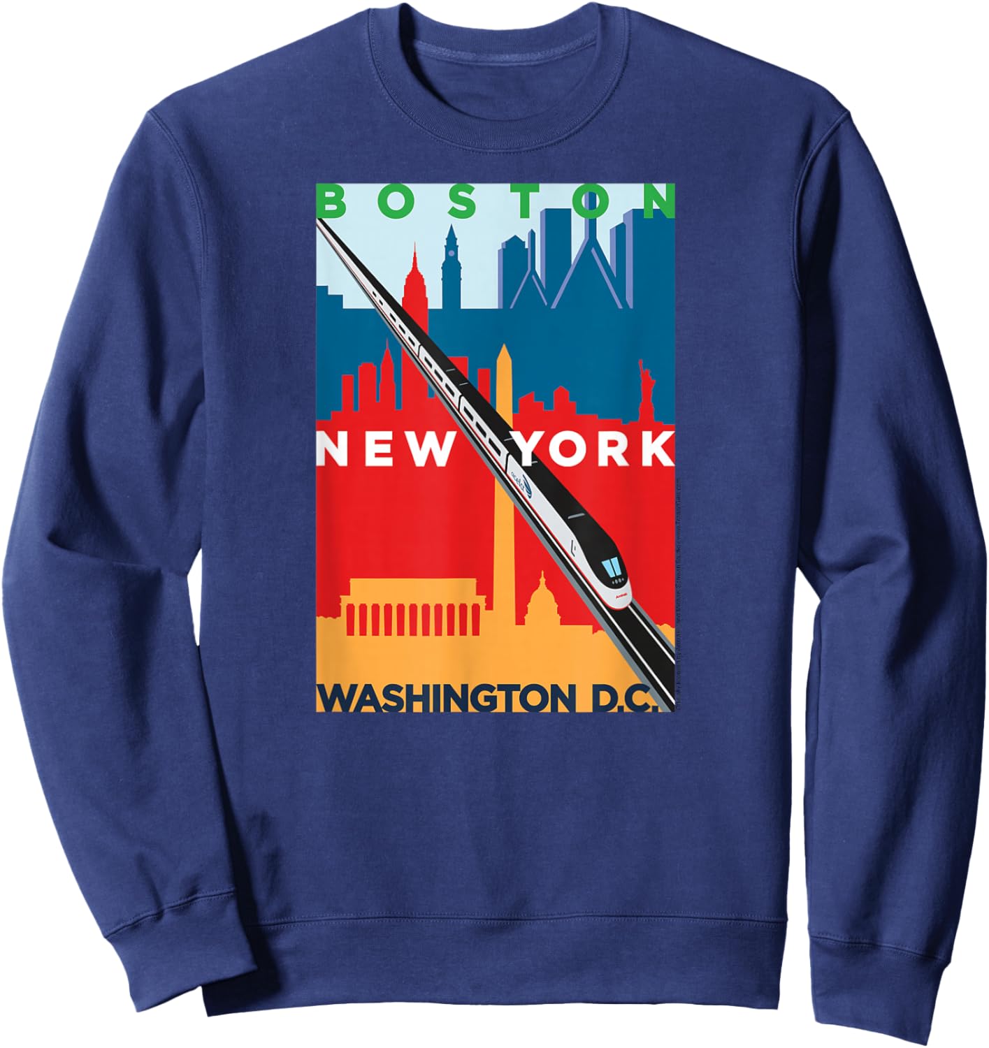 Acela (Boston-NY-DC) Sweatshirt - Sweatshirt | Navy