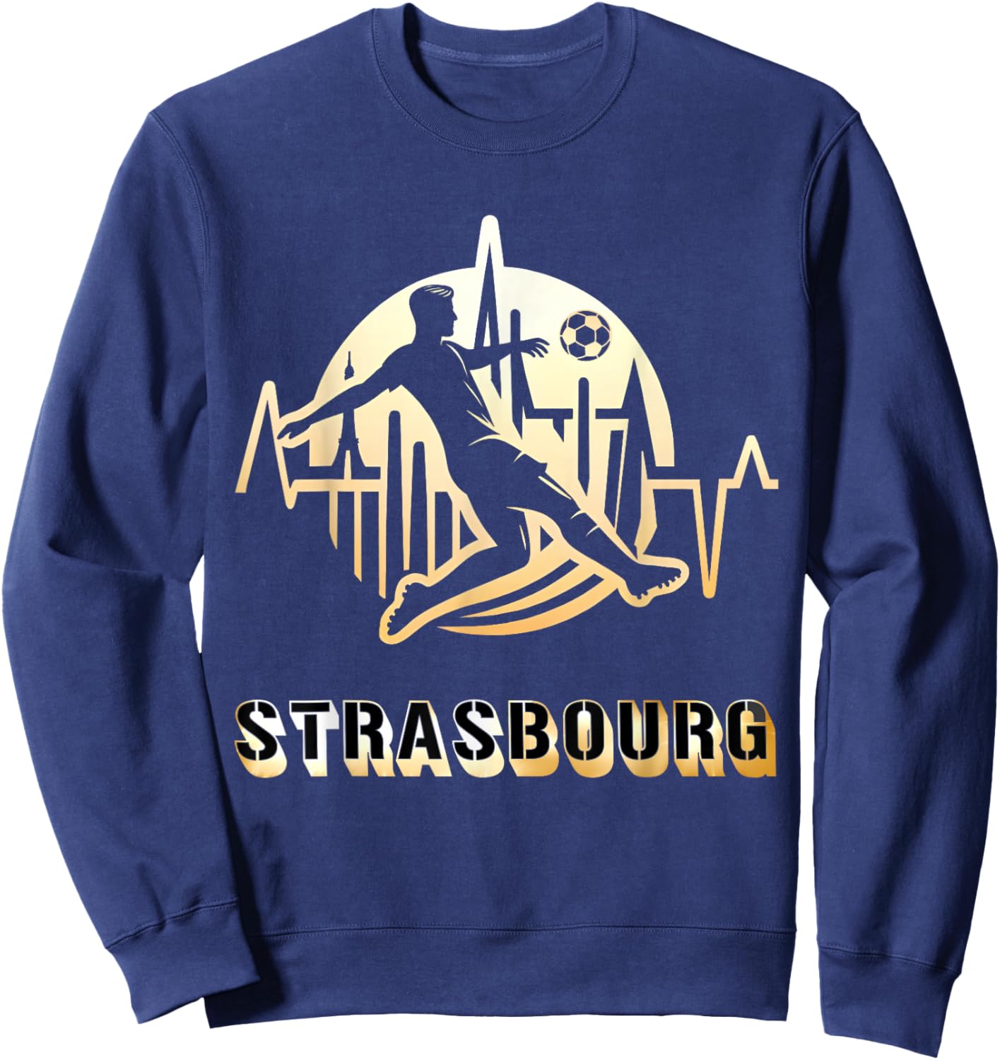 Strasbourg Football | Gift Strasbourg Sweatshirt - Sweatshirt | Navy