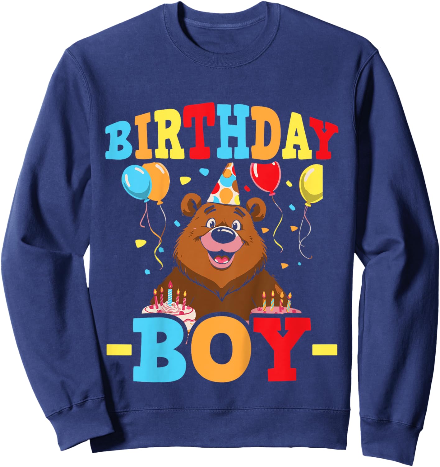 Kids Birthday Boy Lemming Outfit for Gamers and Animal Lovers Sweatshirt - Sweatshirt | Navy