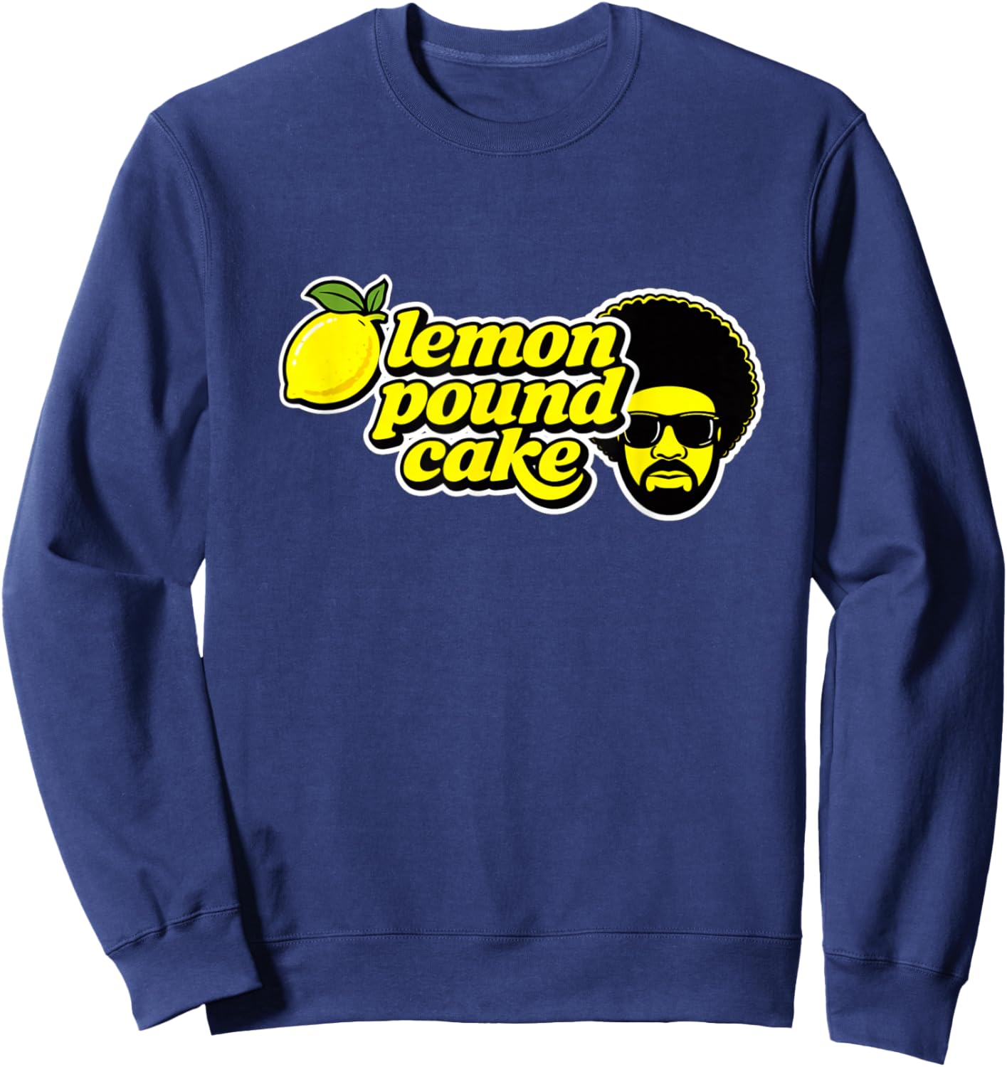 Lemon Pound Cake and Free Speech Sweatshirt - Sweatshirt | Navy