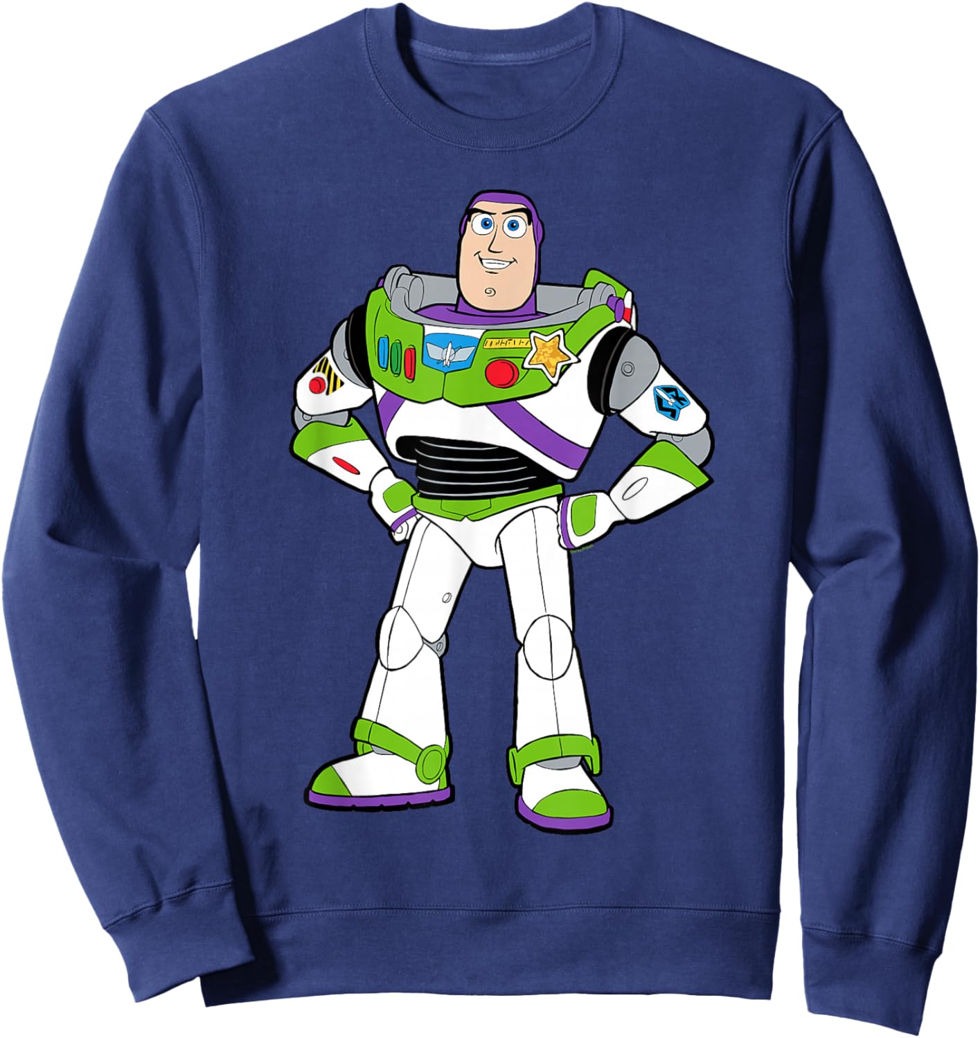 Disney and Pixar's Toy Story 5 Buzz Lightyear Big Pose Sweatshirt - Sweatshirt | Navy