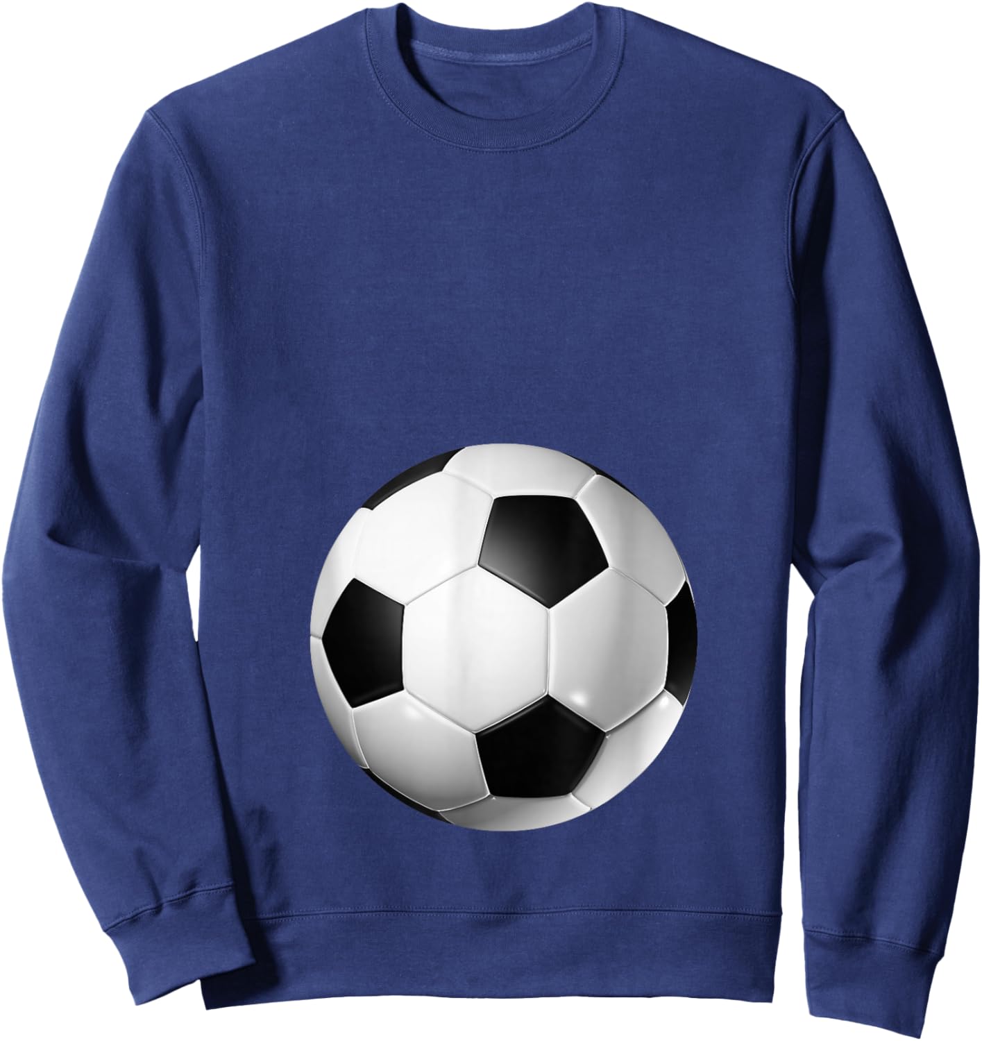 Football Baby Bump Pregnancy Sweatshirt - Sweatshirt | Navy