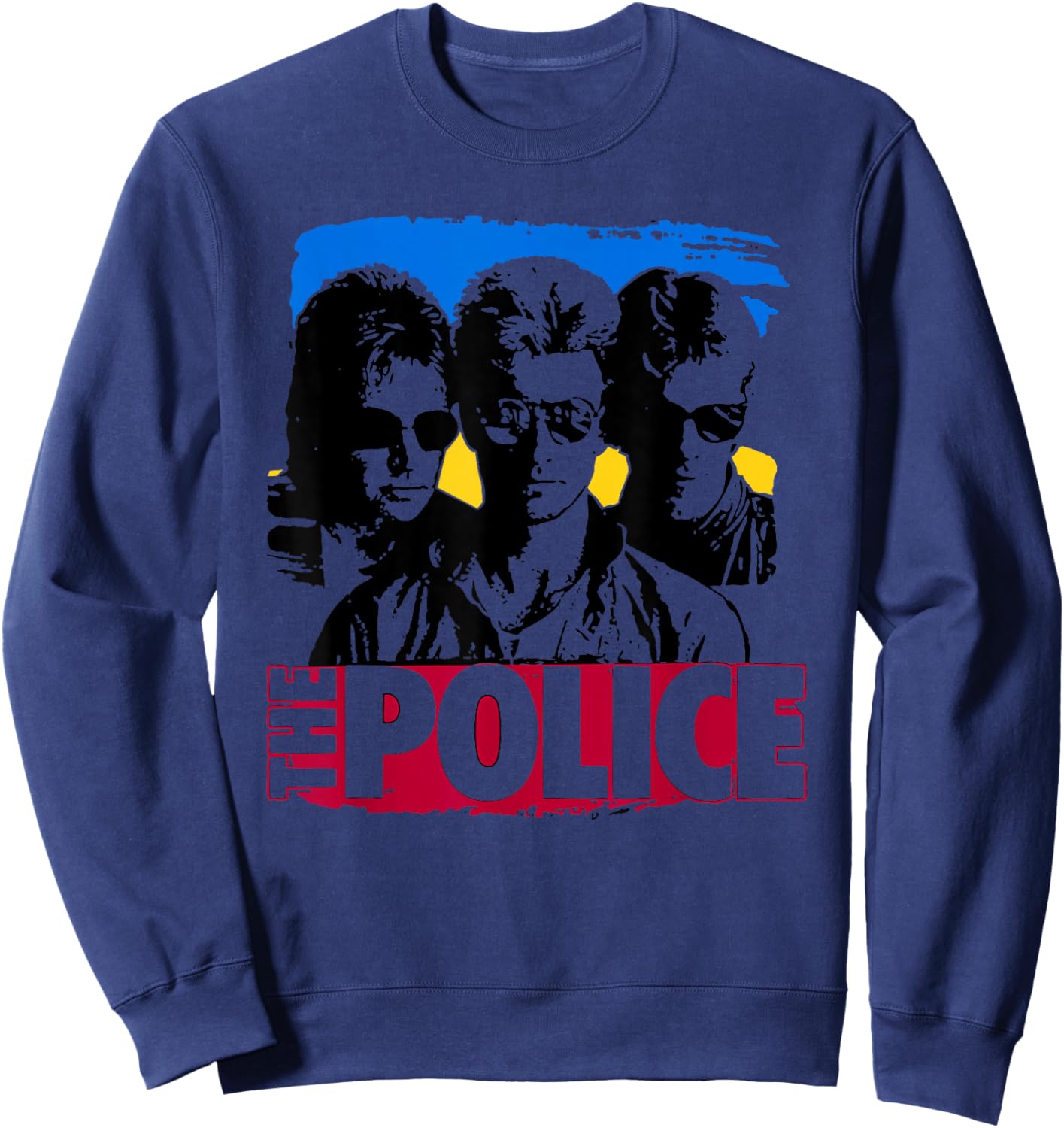 Officiel The Police Sunglasses Artwork Sweatshirt - Sweatshirt | Navy