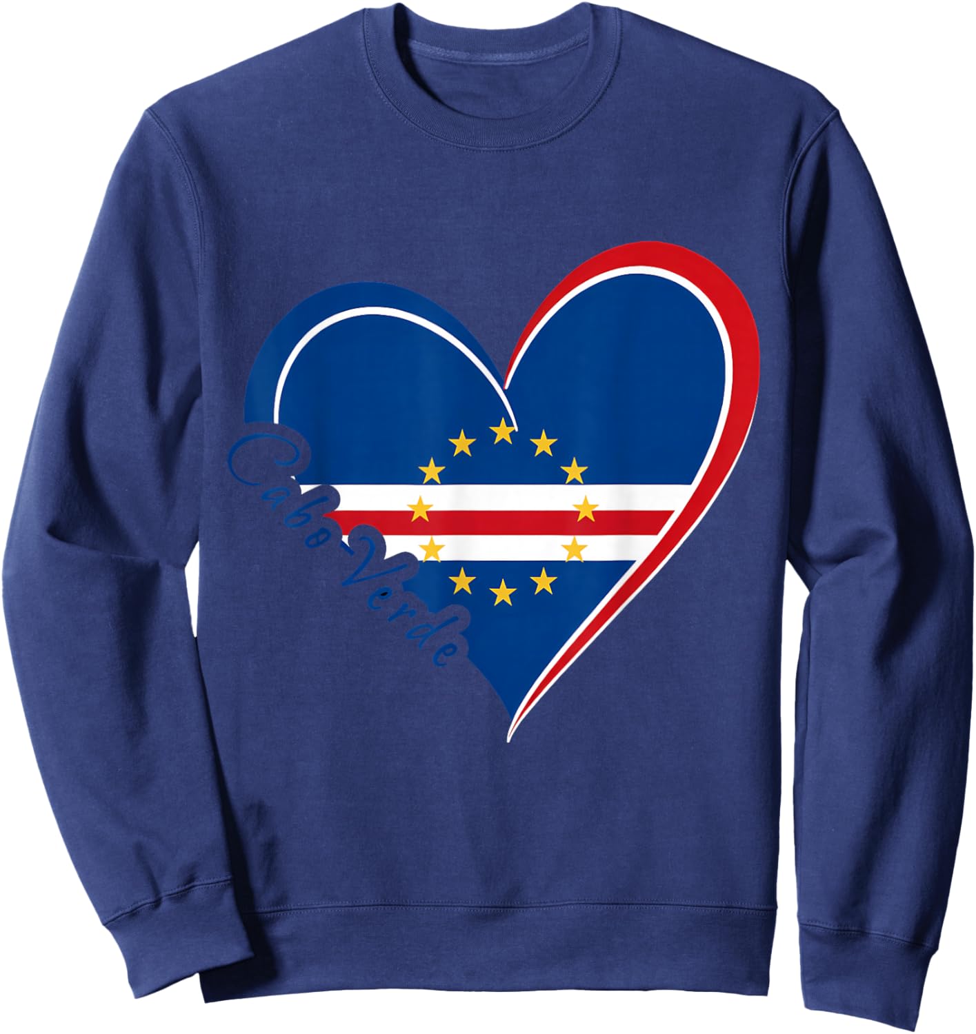 Cape Verde Flag Cabo Verde Cape Verdean Roots Sweatshirt - Sweatshirt | Navy