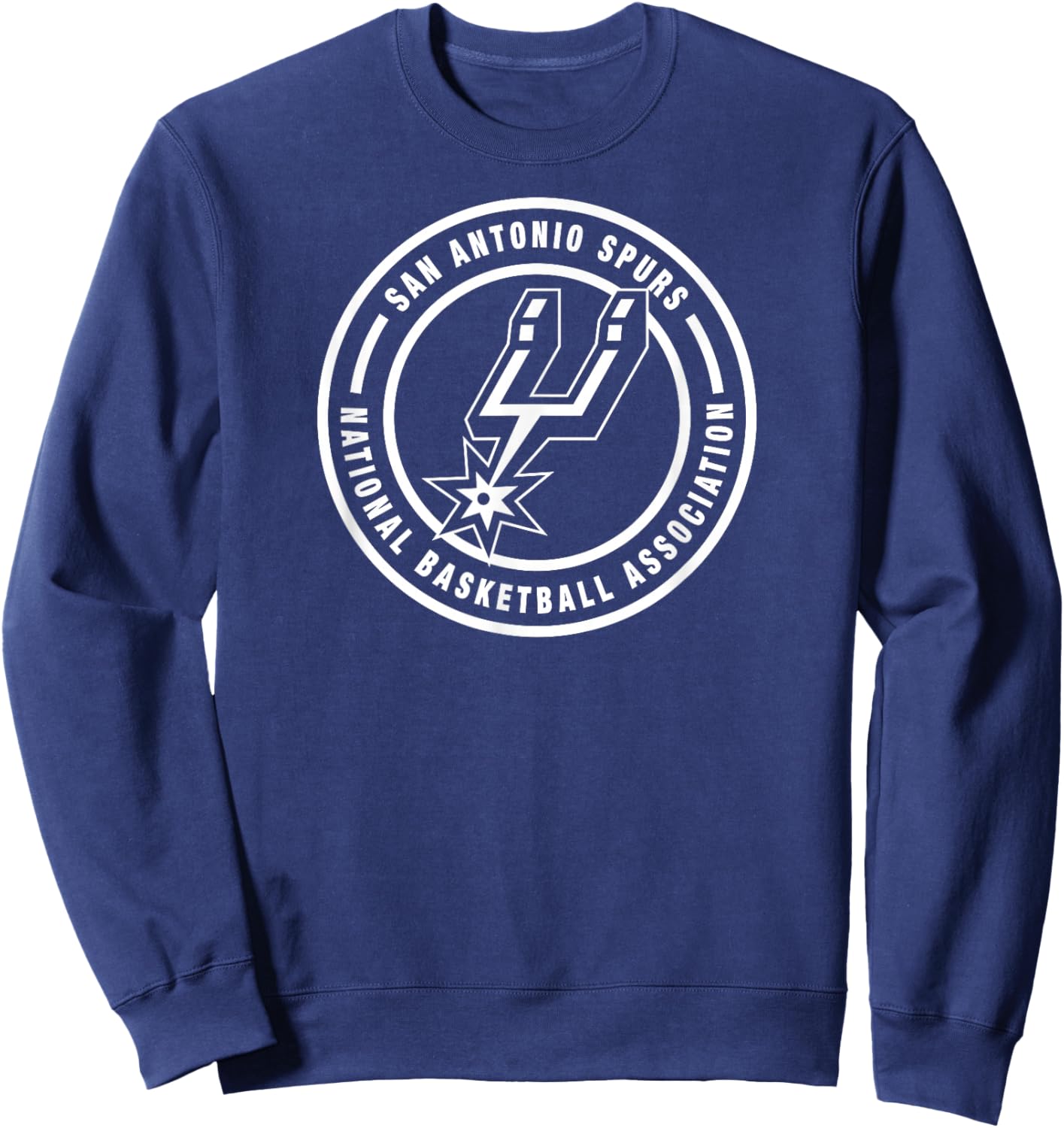 NBA – San Antonio Spurs Circle Logo Sweatshirt - Sweatshirt | Navy