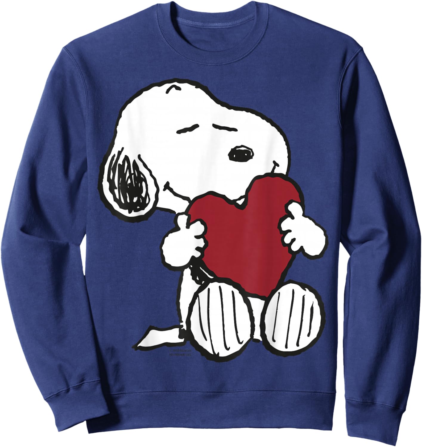 Peanuts - Snoopy I Love You Sweatshirt - Sweatshirt | Navy