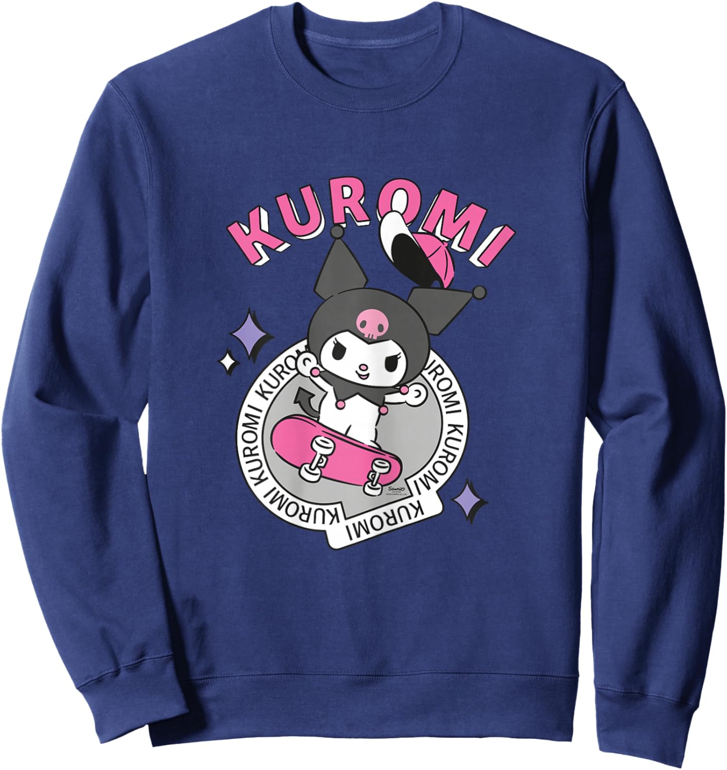 Hello Kitty Kuromi Logo Original Sweatshirt - Sweatshirt | Navy