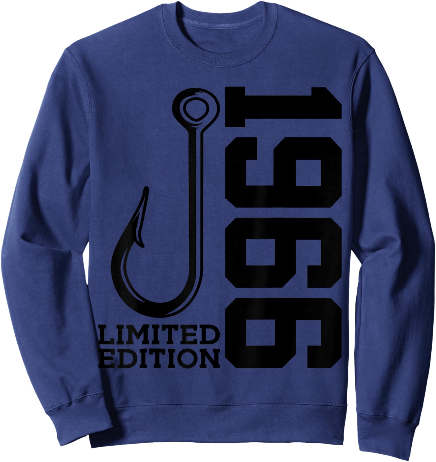 Angler 60. Geburtstag Angeln Limited Edition 1966 Sweatshirt - Sweatshirt | Navy