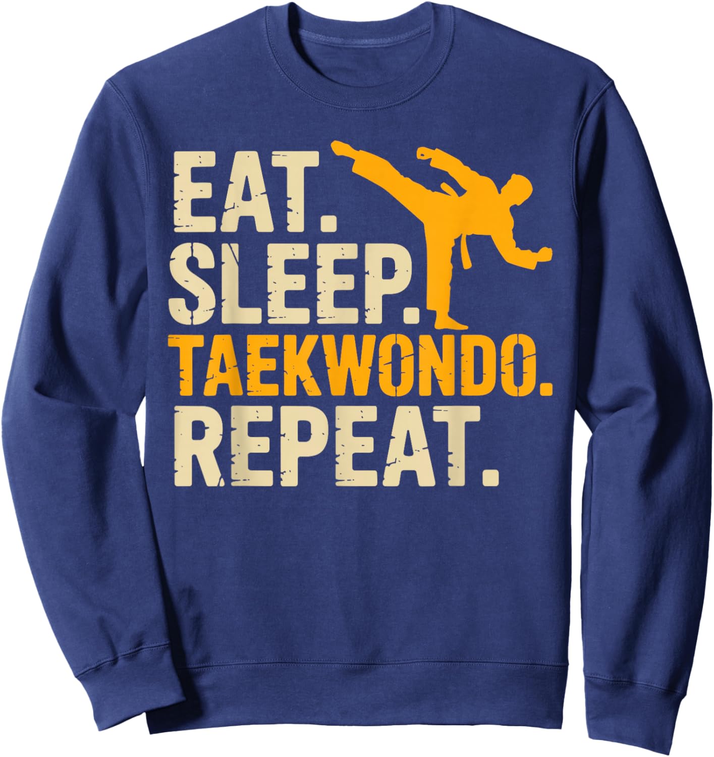 Funny Taekwondo Design Women Martial Arts Lover Sweatshirt - Sweatshirt | Navy