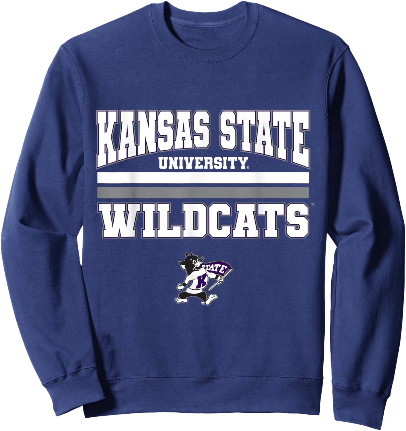 Kansas State Wildcats |NCAA University Merch | VNPKSTU301 Sweatshirt - Sweatshirt | Navy